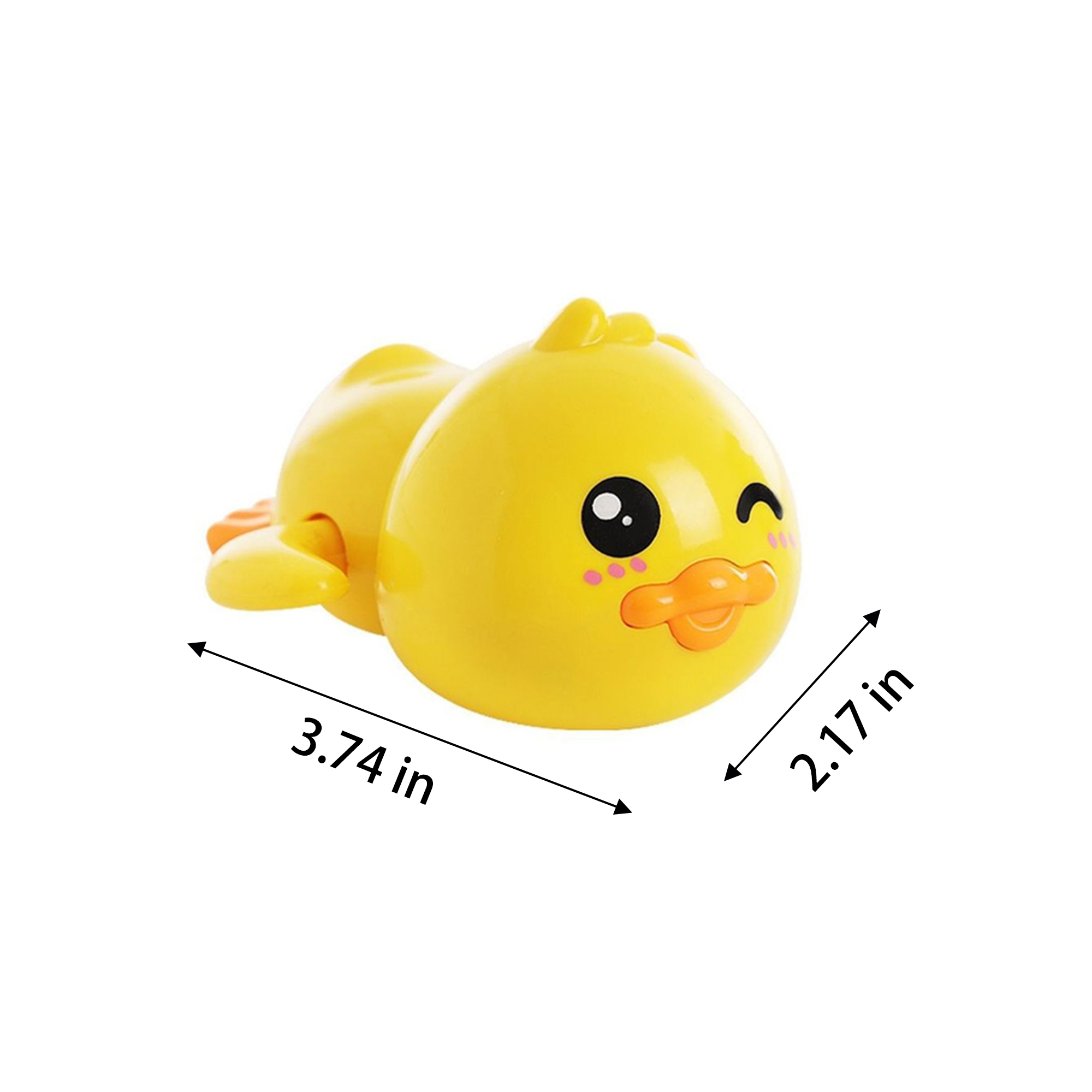 MOQ 10 Little Yellow Duck Baby Bath Toy 2