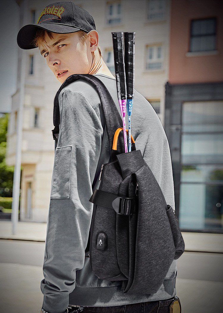 Water Resistant Casual Shoulder Bag for Women Men 10