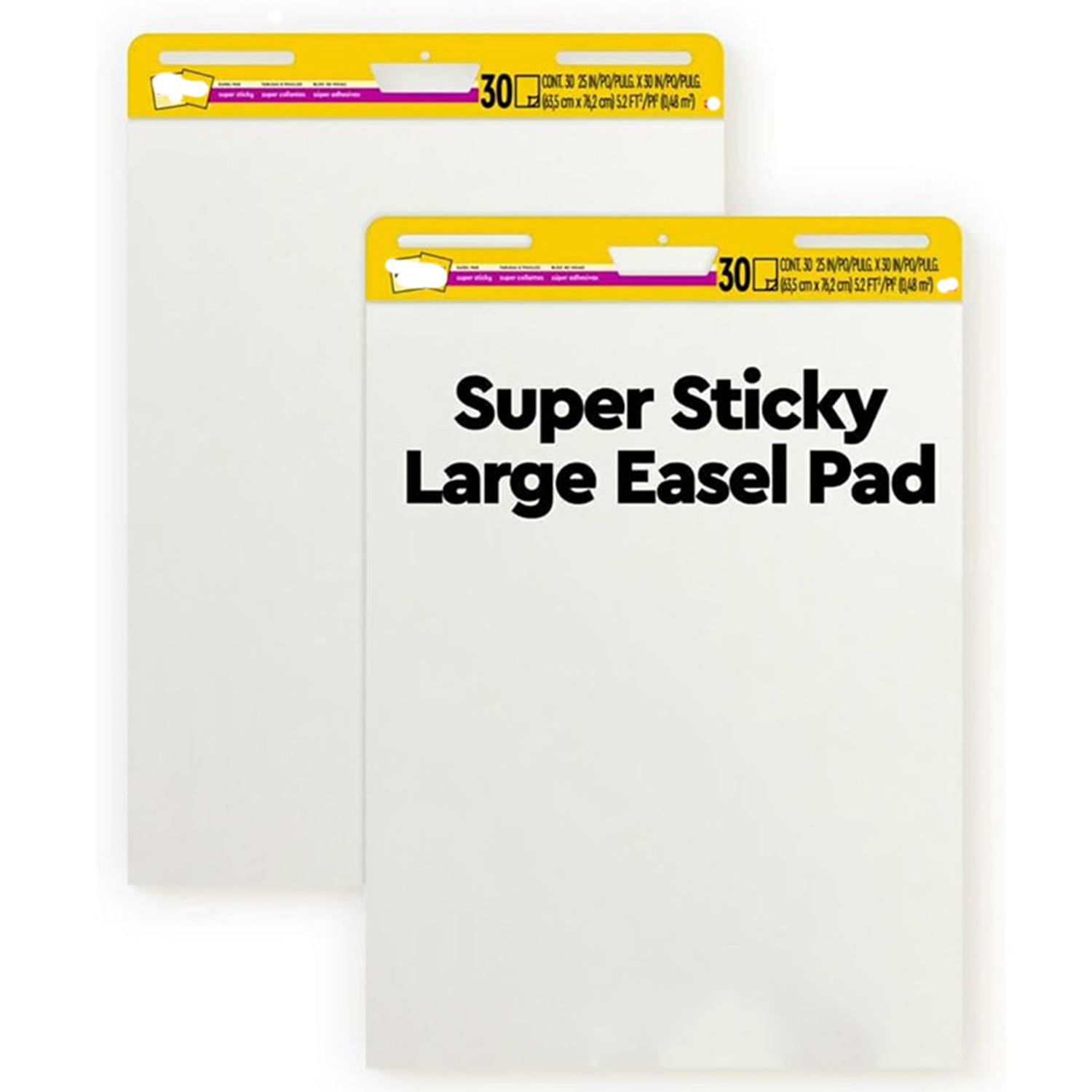 25"X30" 30 Sheets Sticky Easel Pad 9