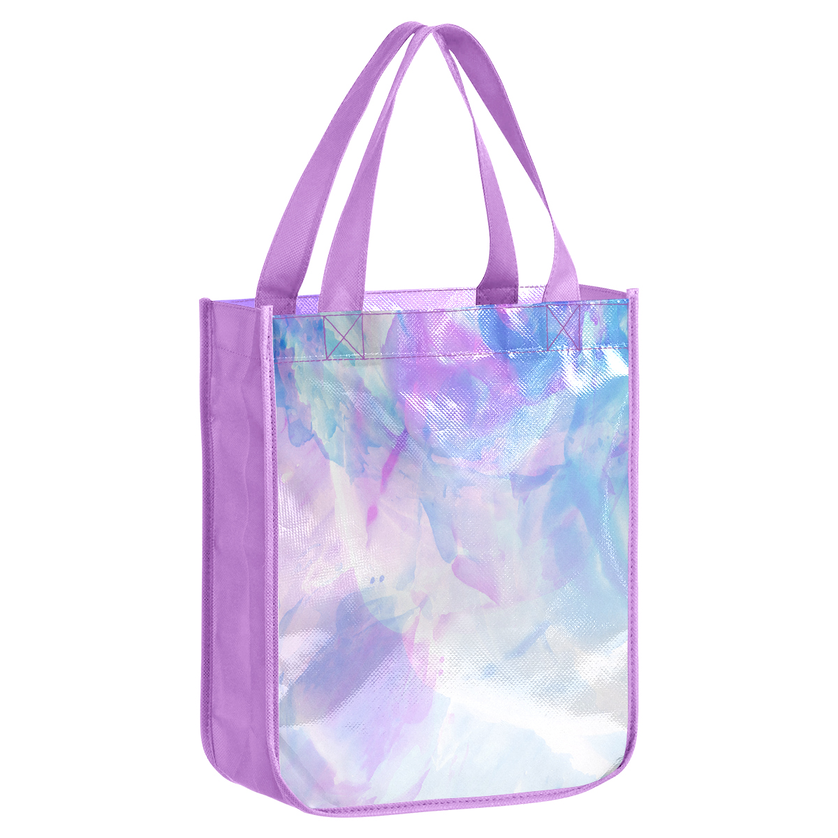 Custom 105gsm Laminated Tote Bag with Round Corner (12'' L x 16'' W x 6'' H) 12
