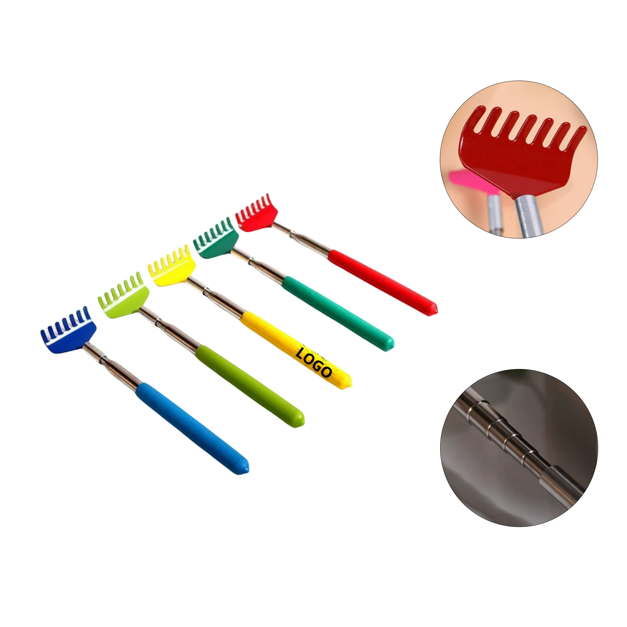 Stainless Steel Retractable Extendable Back Scratcher 2