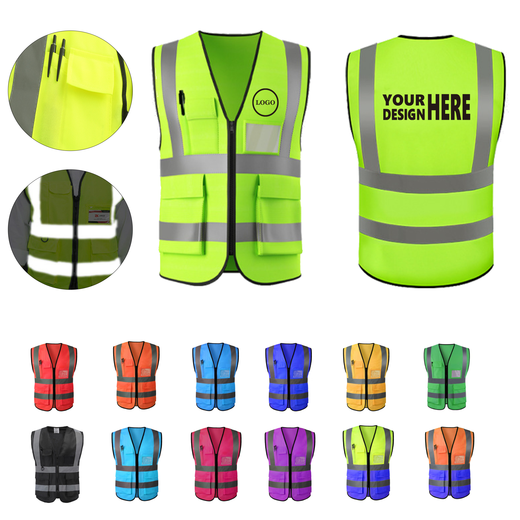 High-Visibility Reflective Safety Vest 1