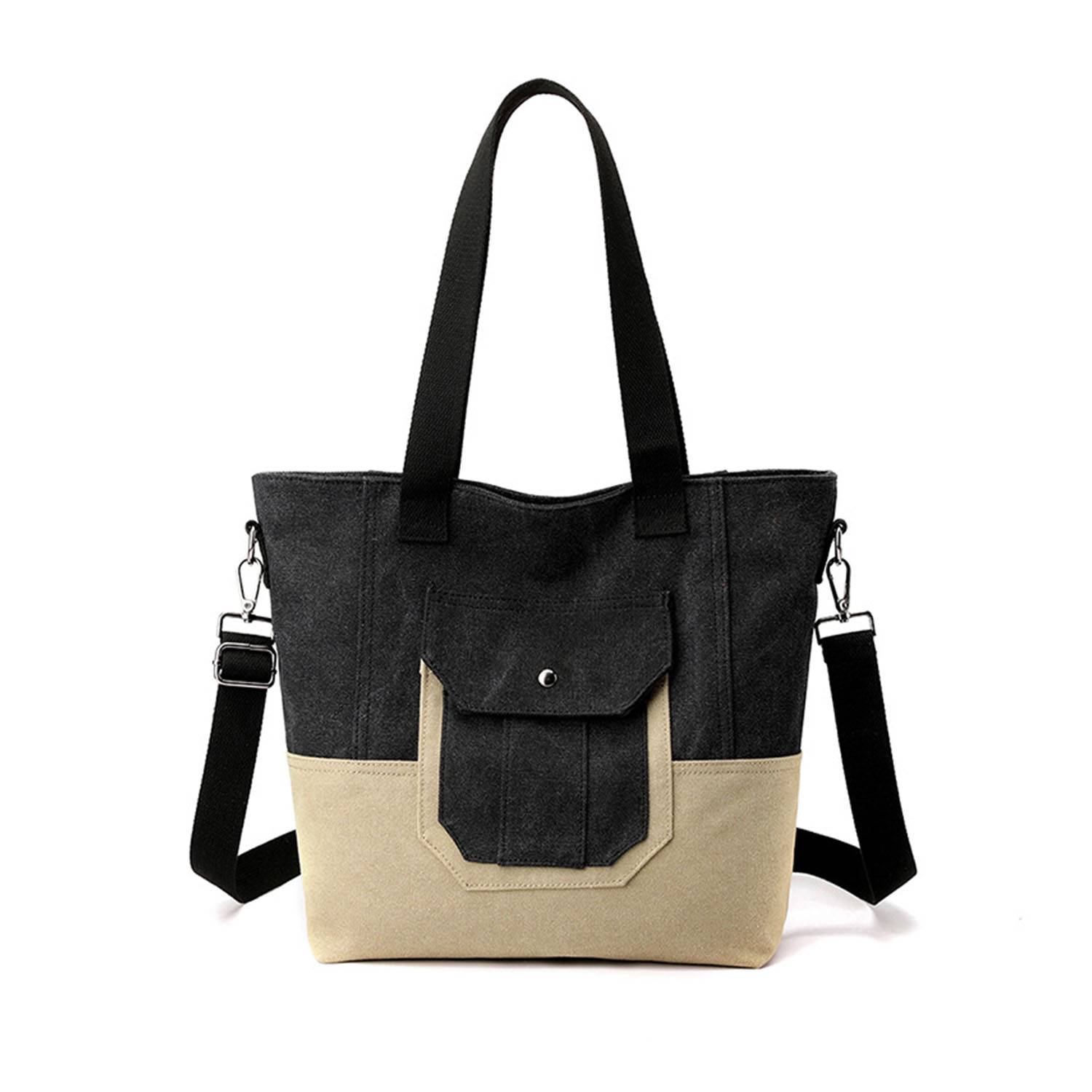 Vintage canvas tote Crossbody bag 5