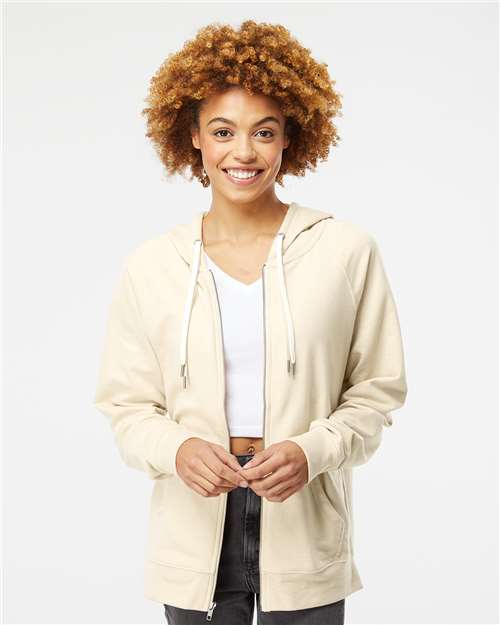 Unisex Icon Lightweight Loopback Terry Full-Zip Hooded Sweatshirt - SS1000Z 39