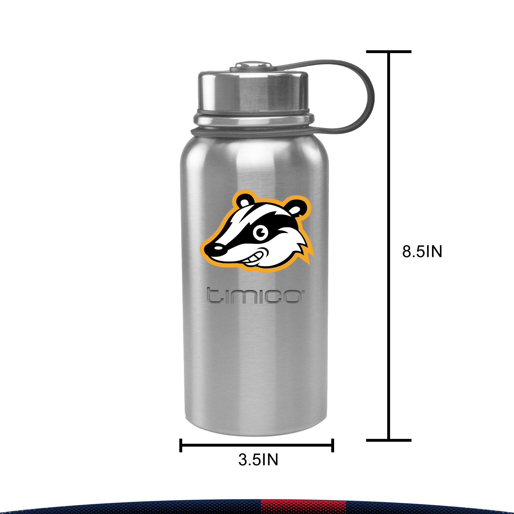 Beatly Stainless Steel Water Bottle - 27 OZ., custom water bottle with logo imprint 6