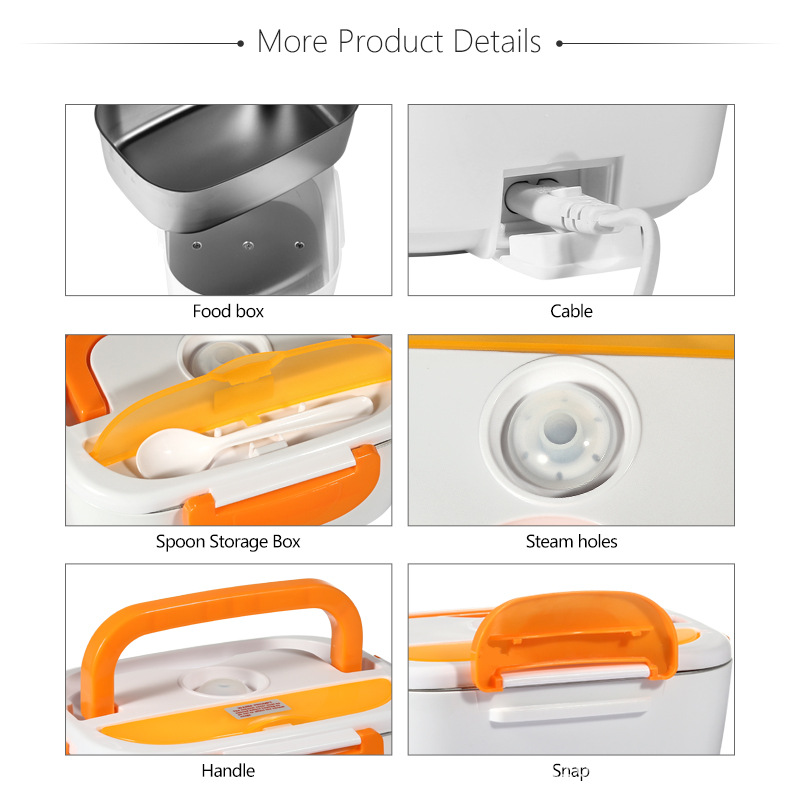 Office Heated Lunch Box Food Storage 2