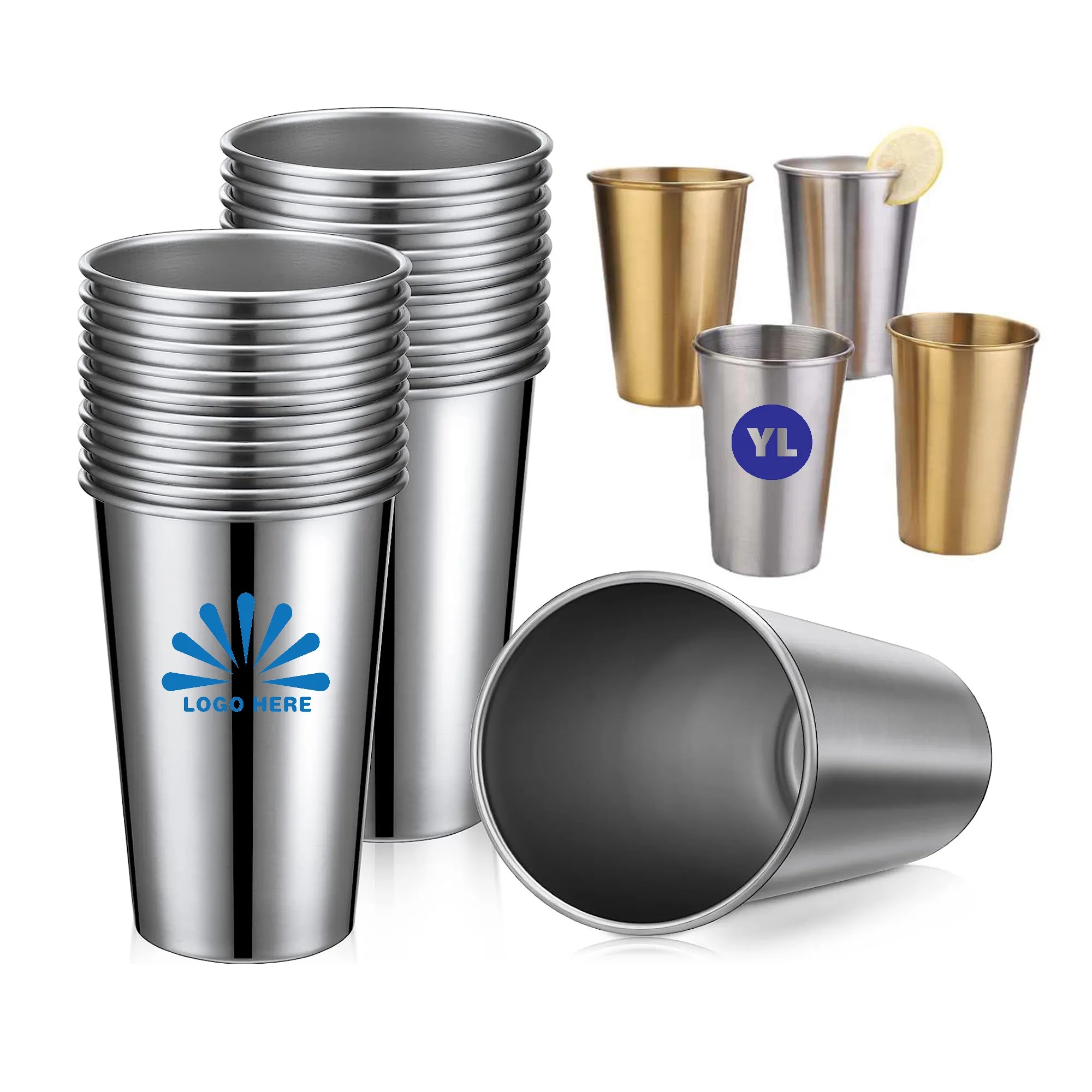 Single Wall Stainless Steel Cup 2