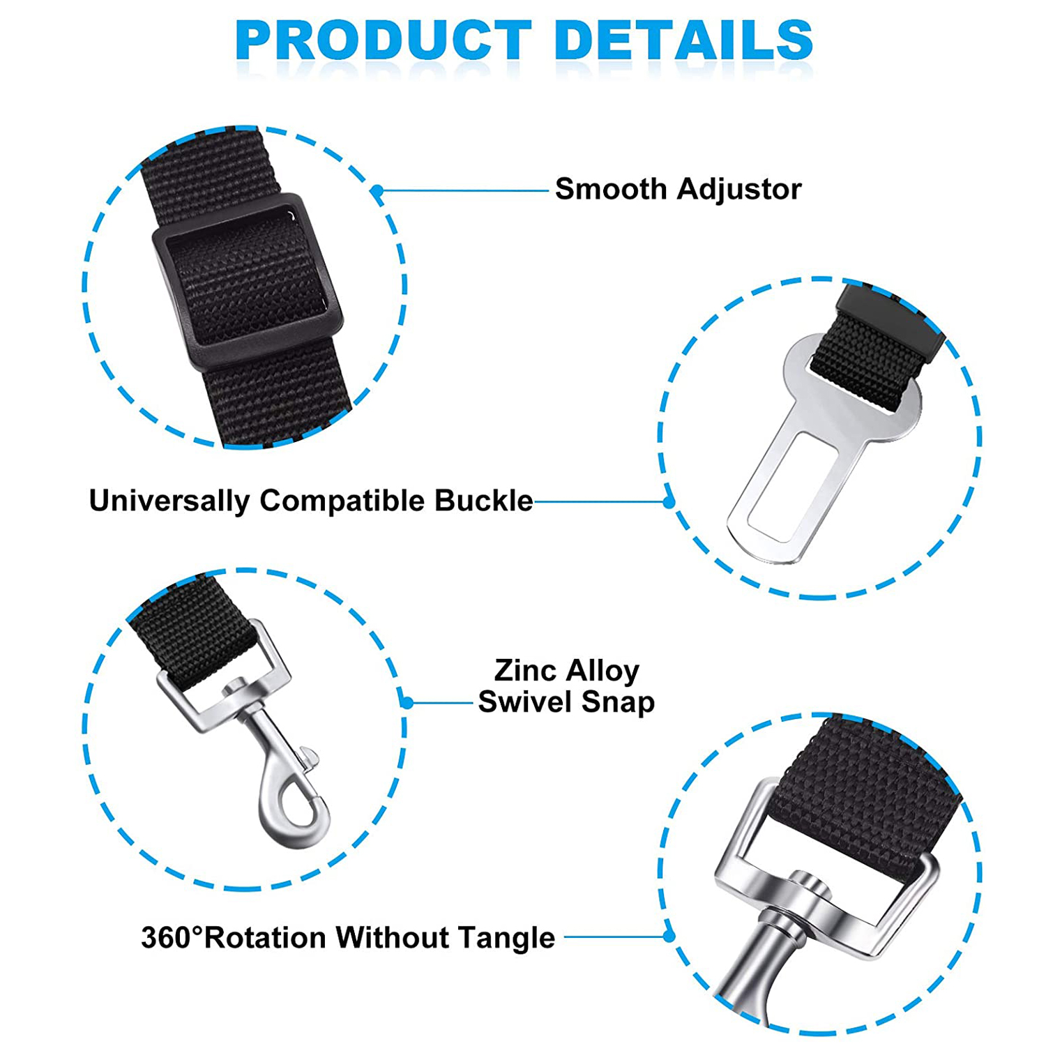 Pet Car Seat Belt 4