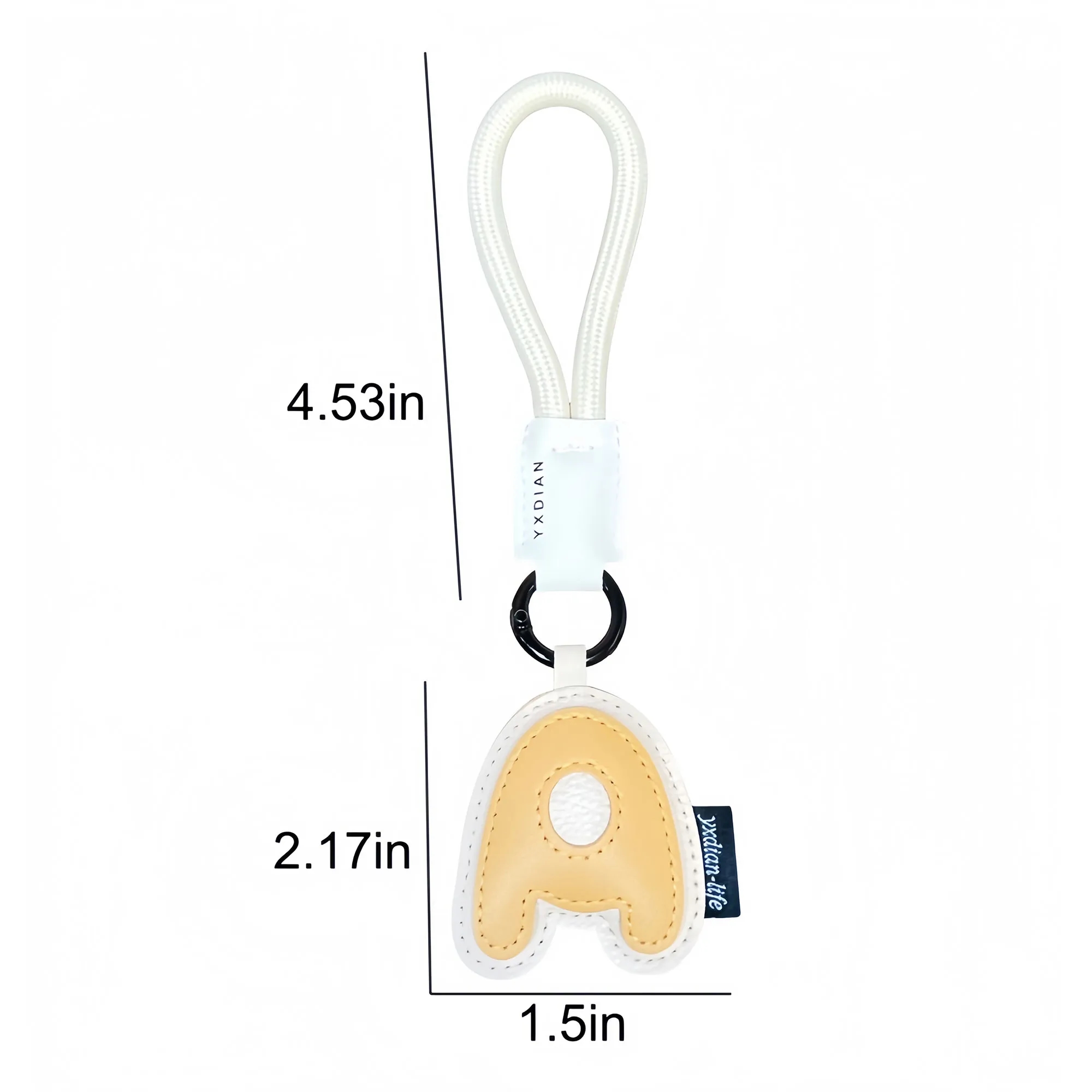 Adorable 26-Alphabet Keychain Pendant Gift 7