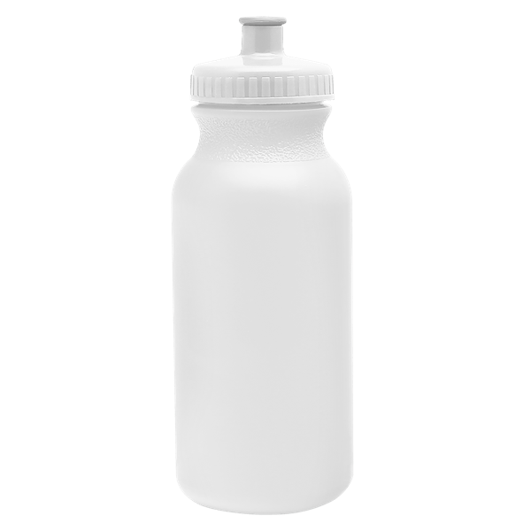 Circuit 20oz Bike Bottle - White w/Push-Pull Lid 76