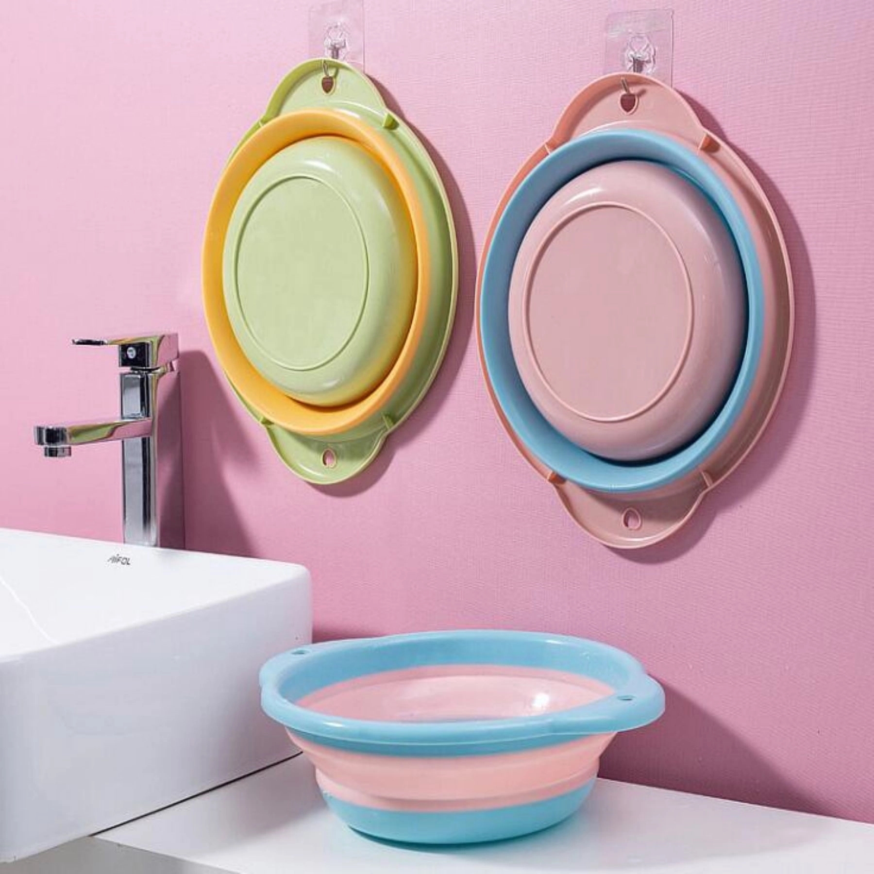 Collapsible Folding Dish Washing Basin 8