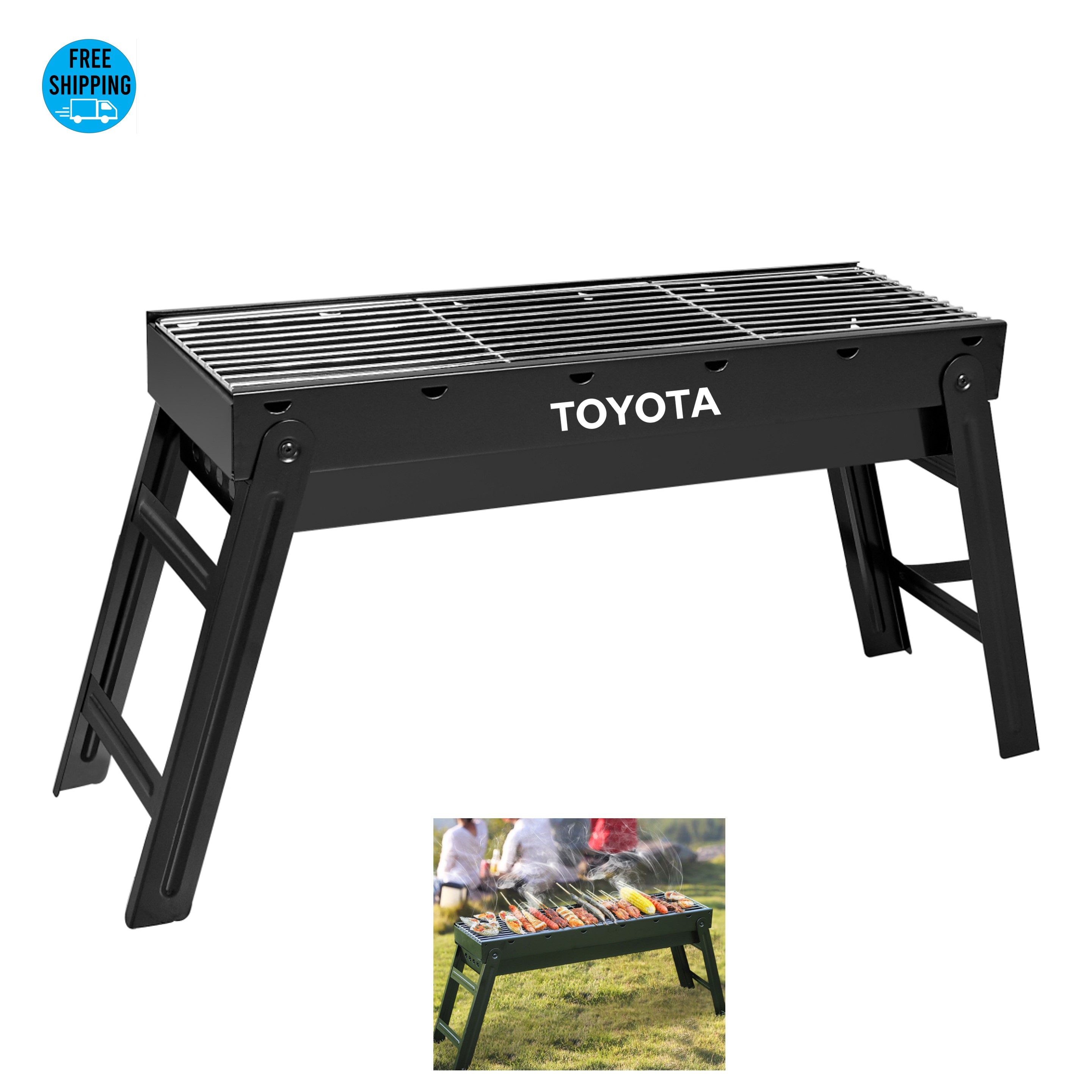 Foldable Charcoal Grill - OCEAN 4