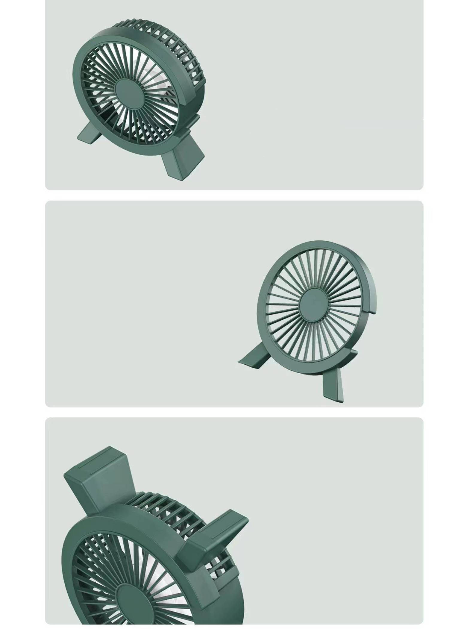 Portable USB Plug in Power Mini Desk Fan 3