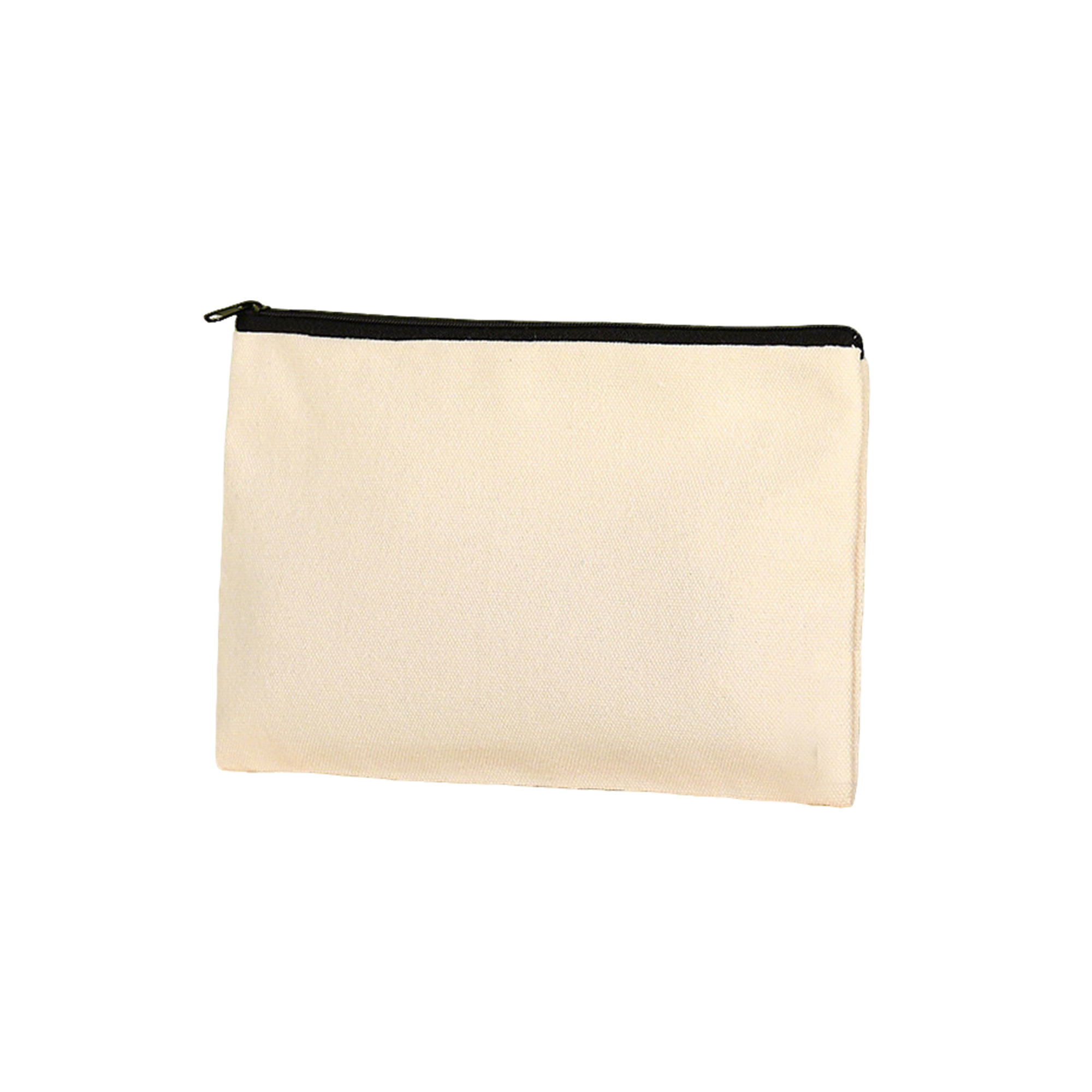 Canvas Cosmetic Bag Pen Case 7.9" x 5.5" 5