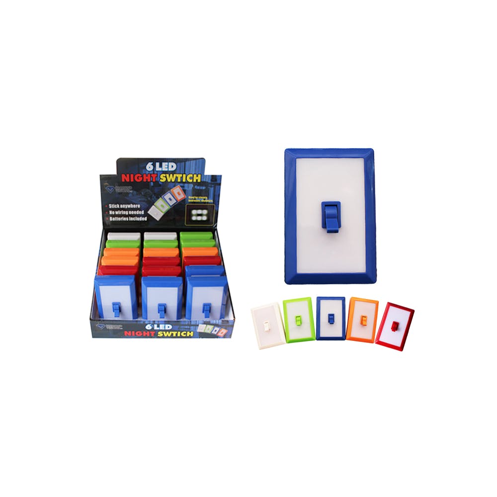 LED Night Light Switch Plates Assorted 2