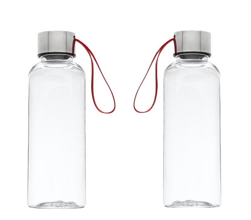 Plastic Water Bottle with Strap, 17 oz. 5
