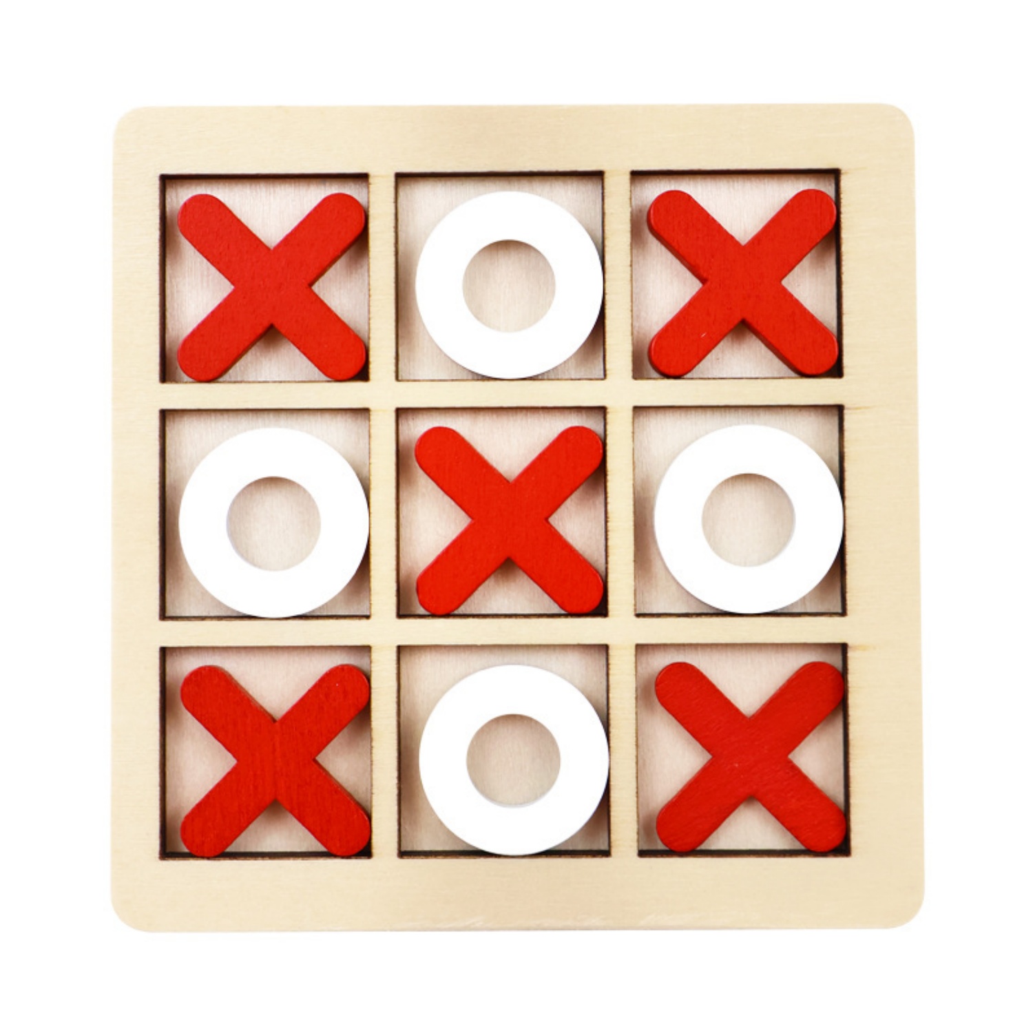 Wooden Tic Tac Toe Game 2