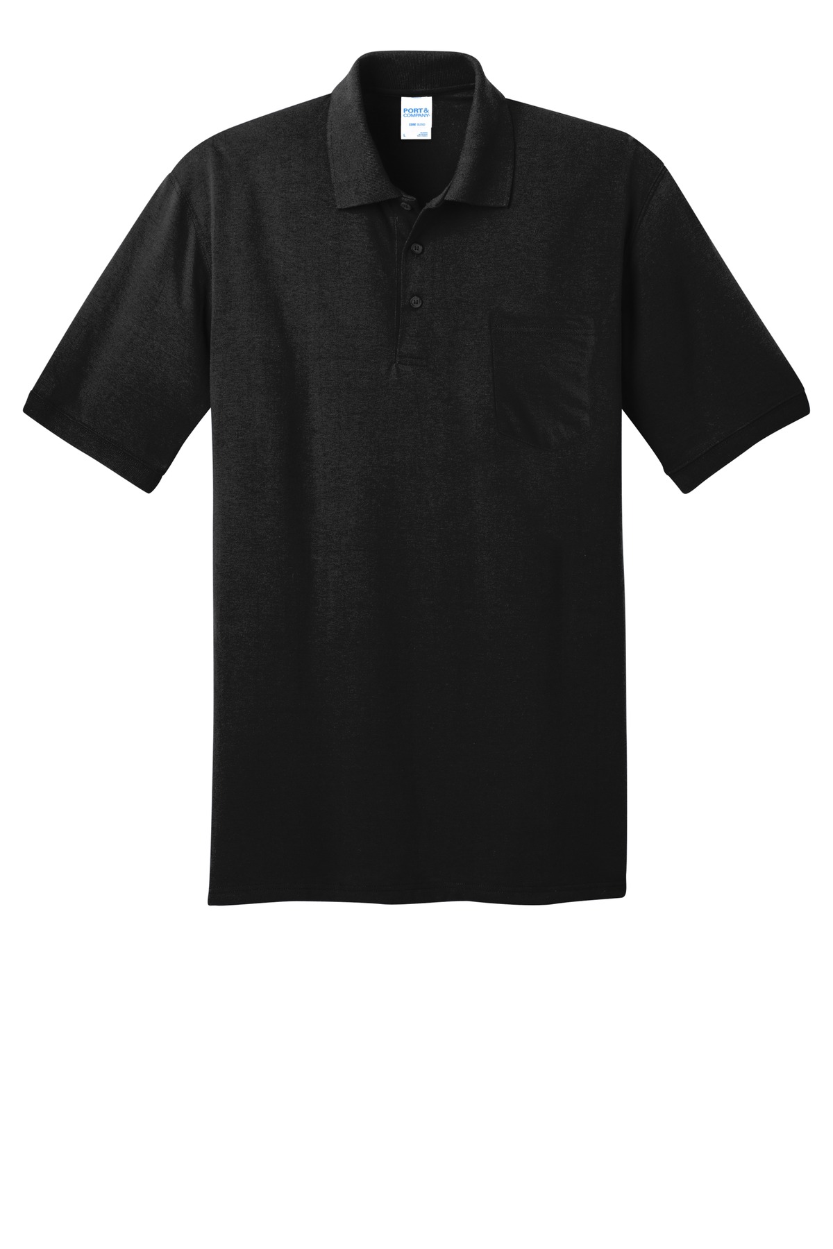 Port & Co Core Blend Jersey Knit Pocket Polo. KP55P 60