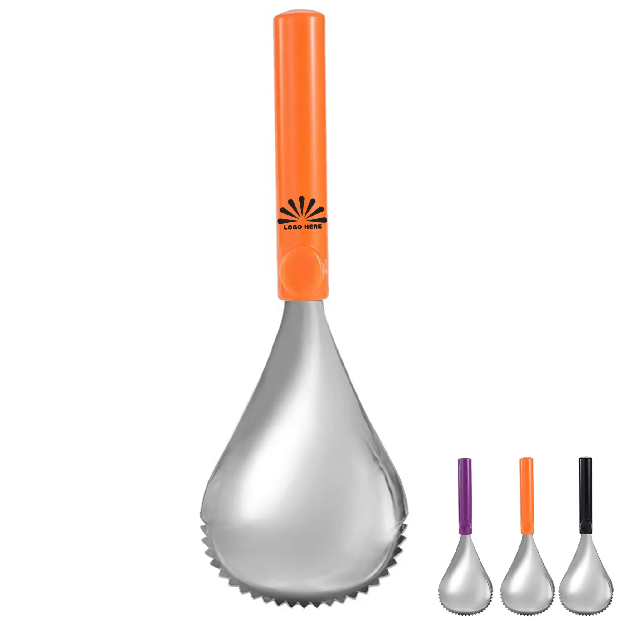 Stainless Steel Pumpkin Scoop With Customizable Logo 4