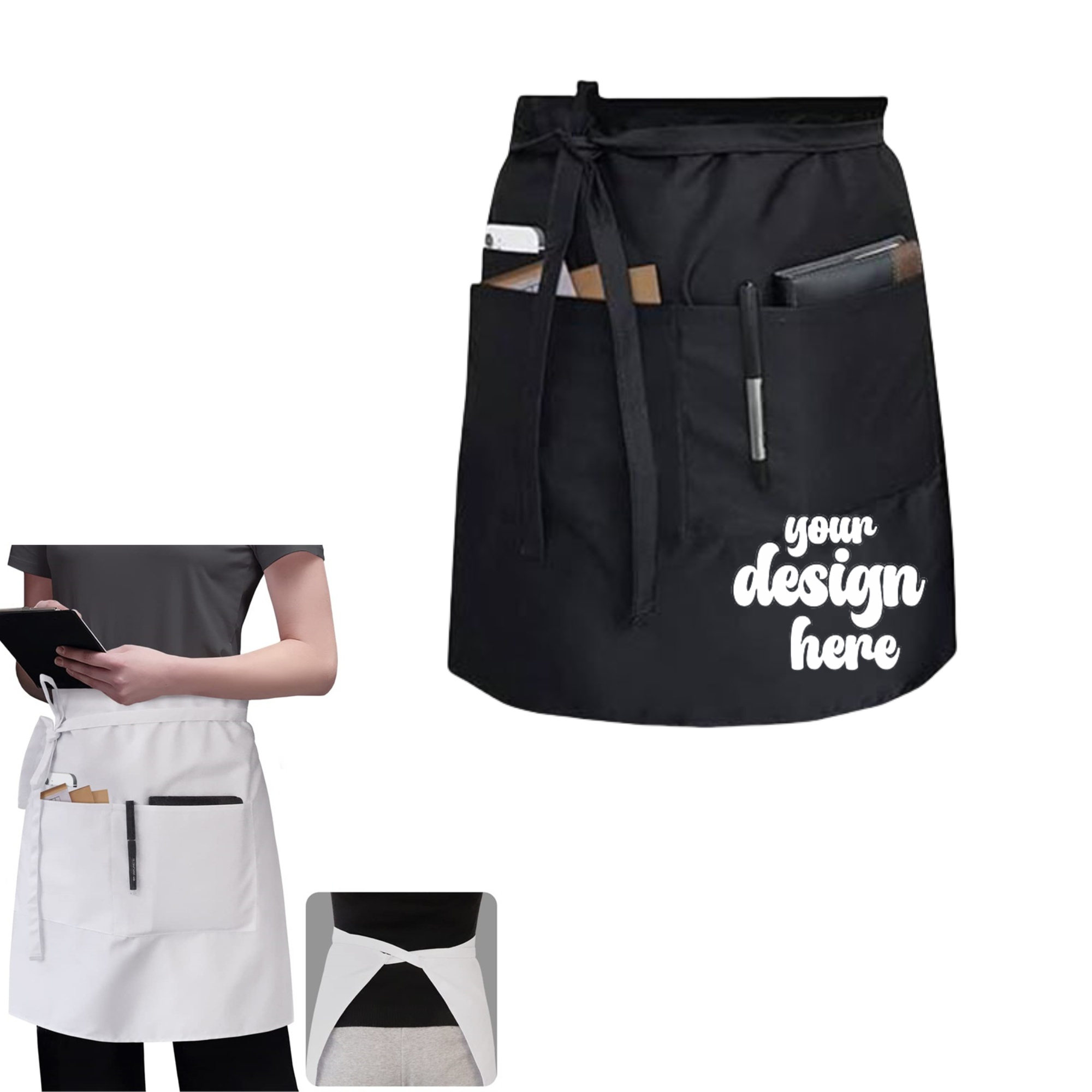 Waiter Server Short Aprons 7