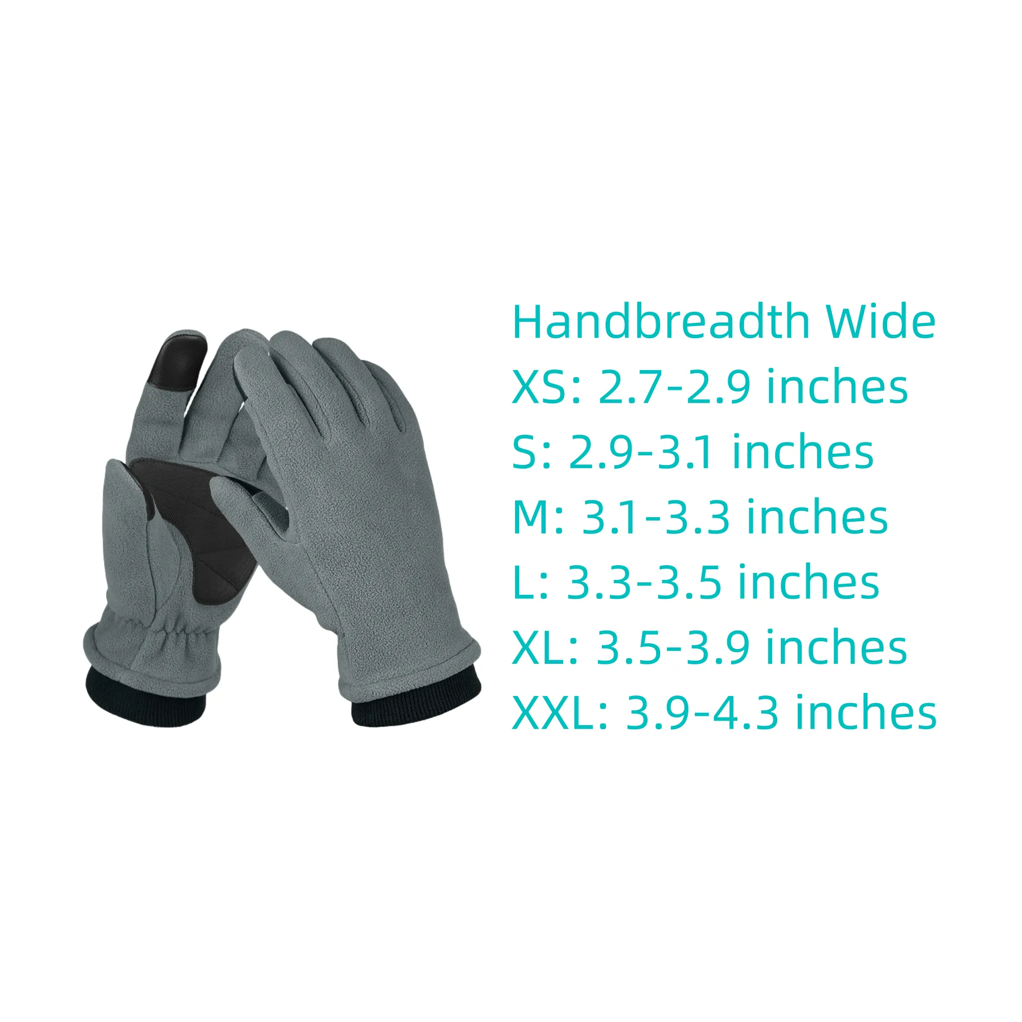 Stay Active Warm Outdoor Autumn Winter Polar Fleece Gloves 4