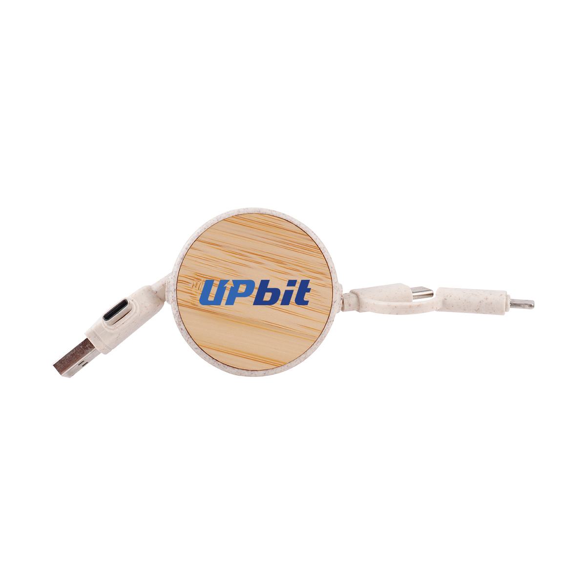 Eco-Friendly Retractable Cable with Type-C/USB 3