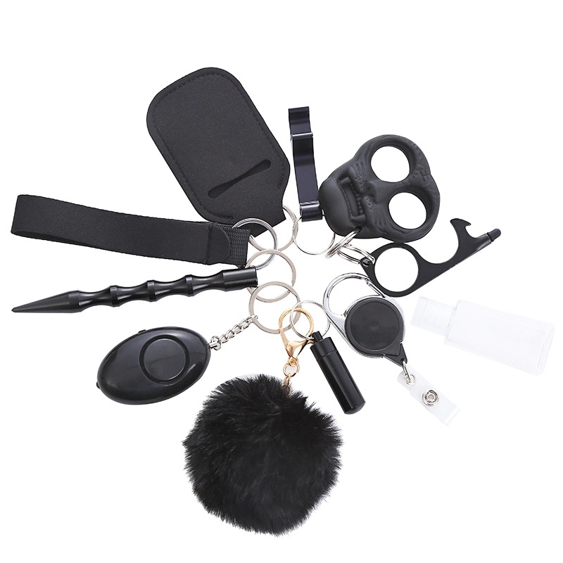 Safety Keychain Set for Woman with Personal Alarm 7