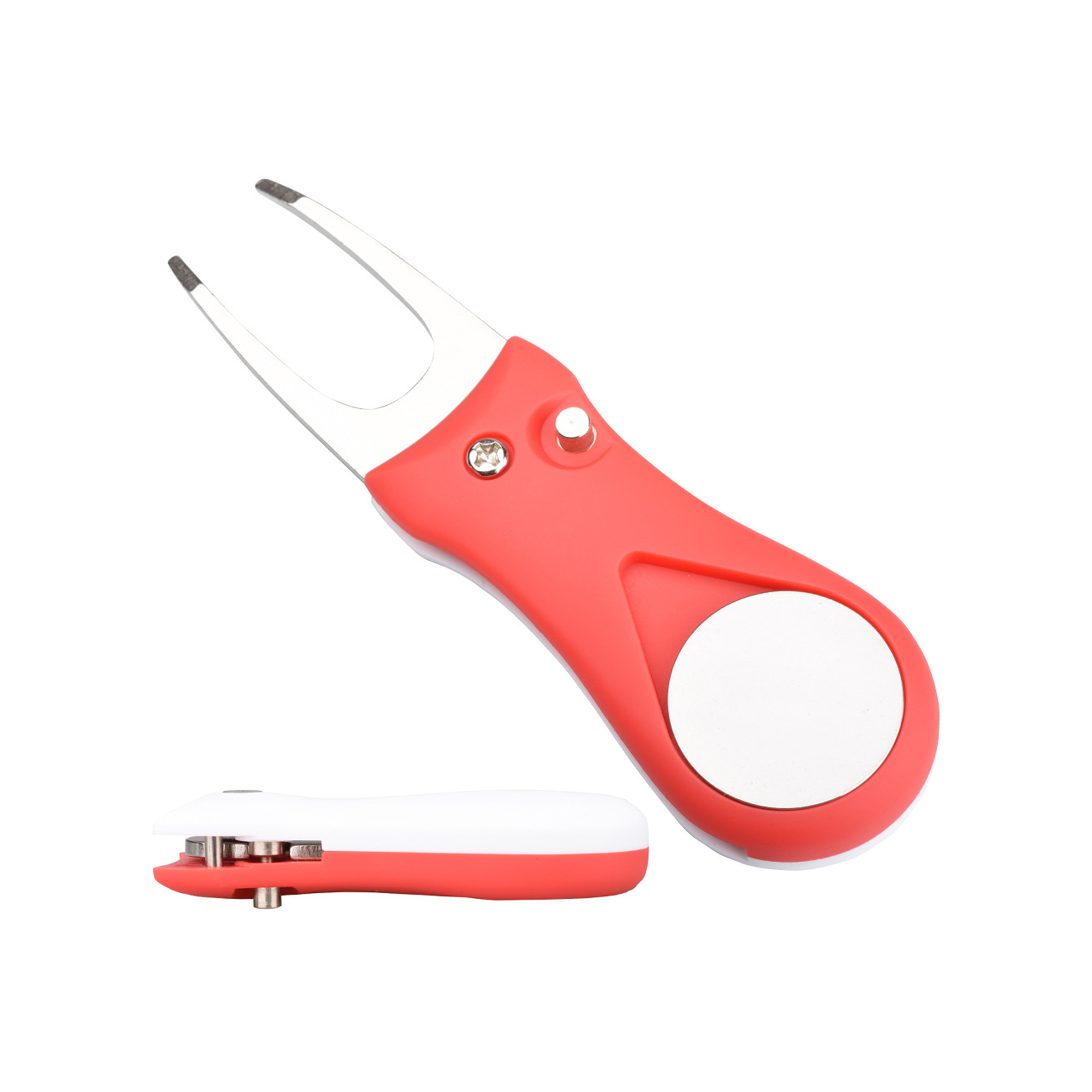 Foldable Metal Golf Divot Repair Tool 4.4 x 1.3 x 0.6" 11