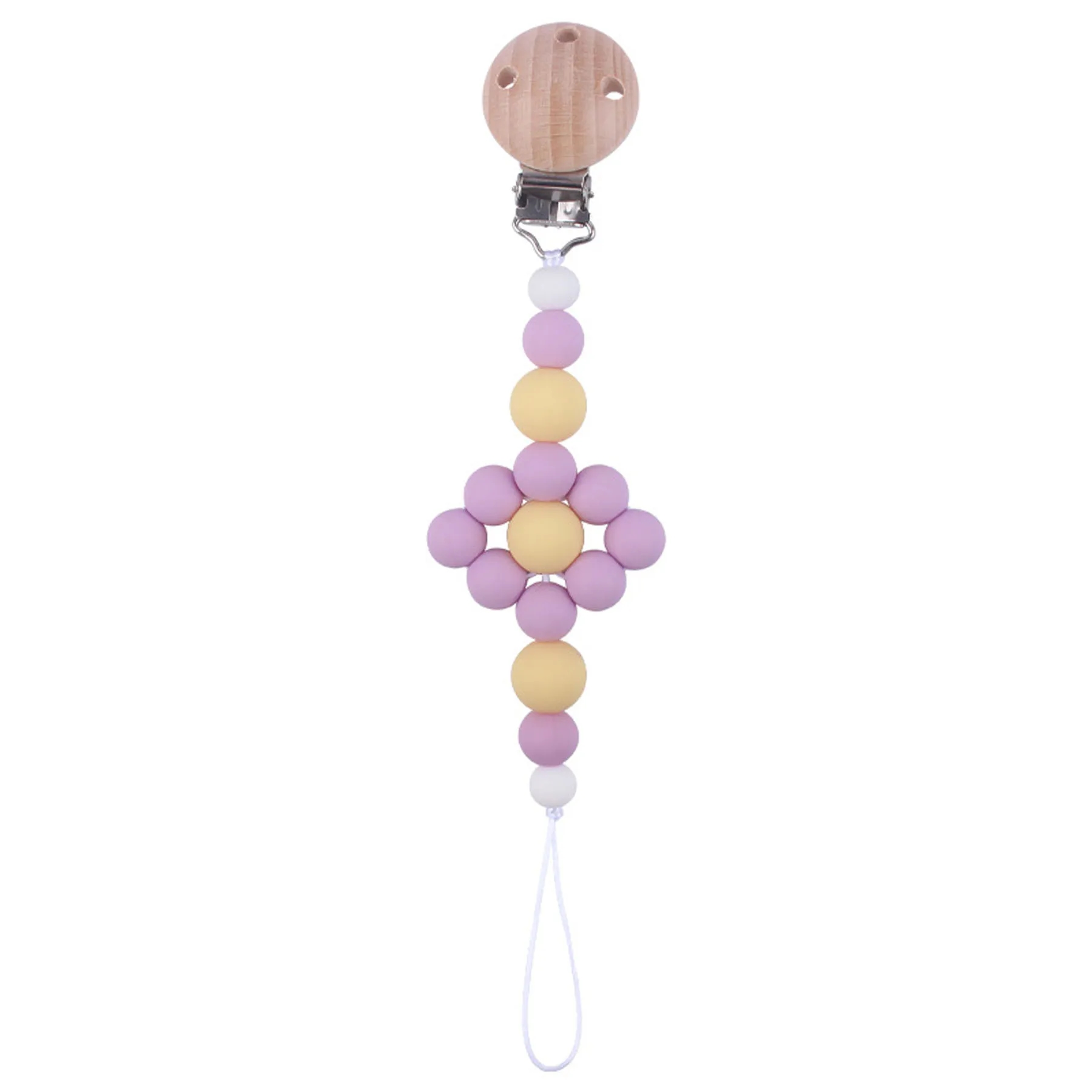Baby Soothing Beech Pacifier Clip 5