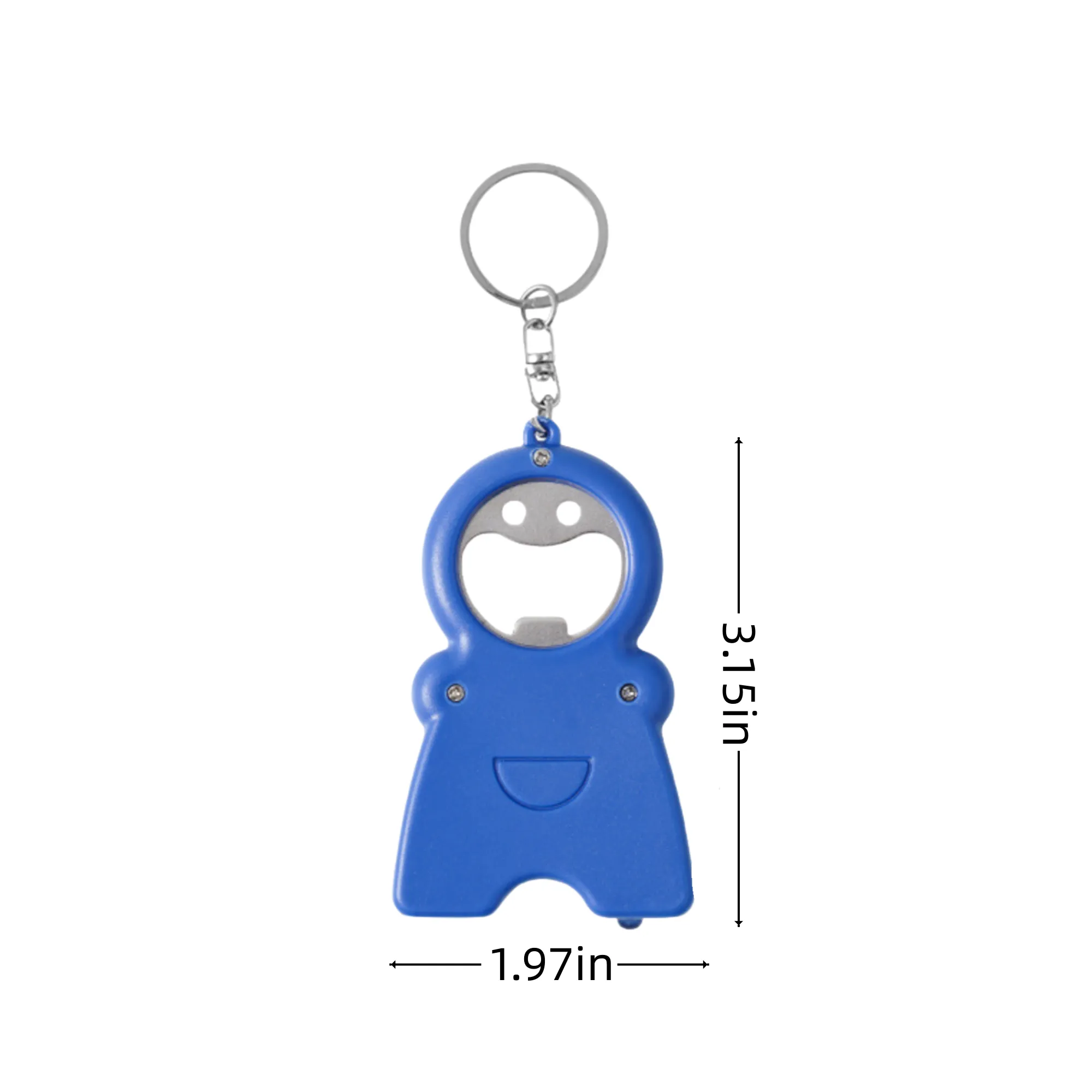 3-in-1 Key Chains: Measure, Light & Bottle Opener 1