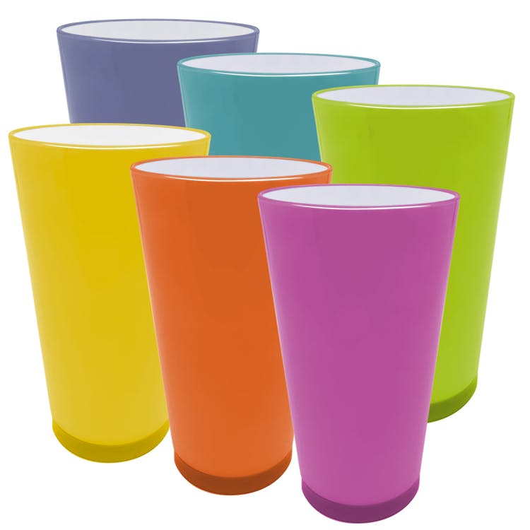 Plastic Tumblers - Assorted 18.6 oz 2