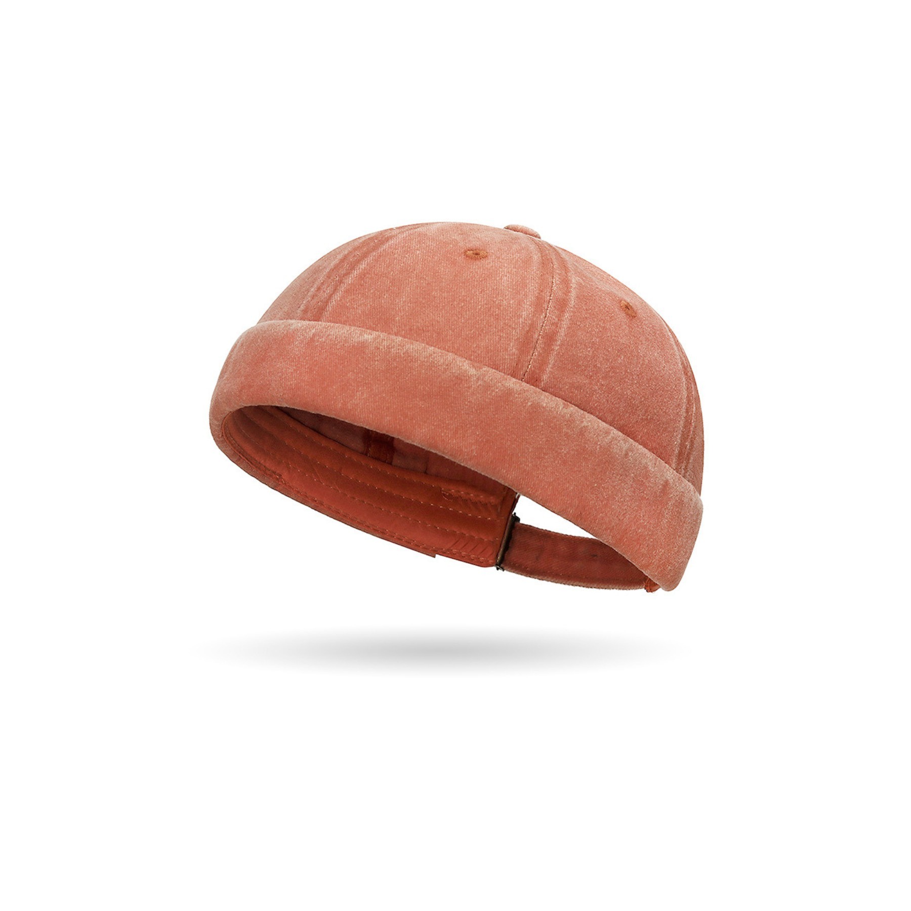 Washed Cotton Brimless Hat 4