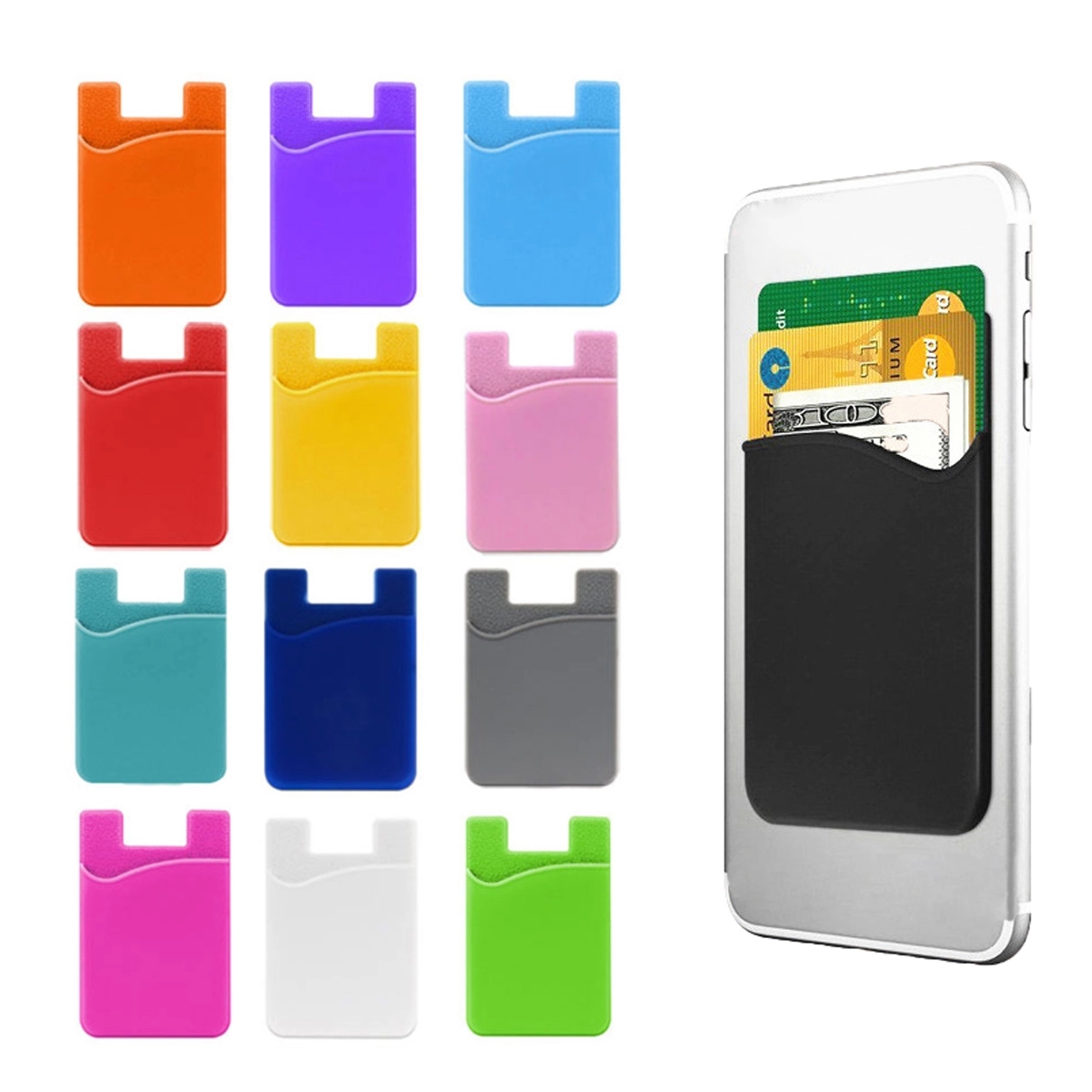 Silicone Cell Phone Wallet With Pocket 3