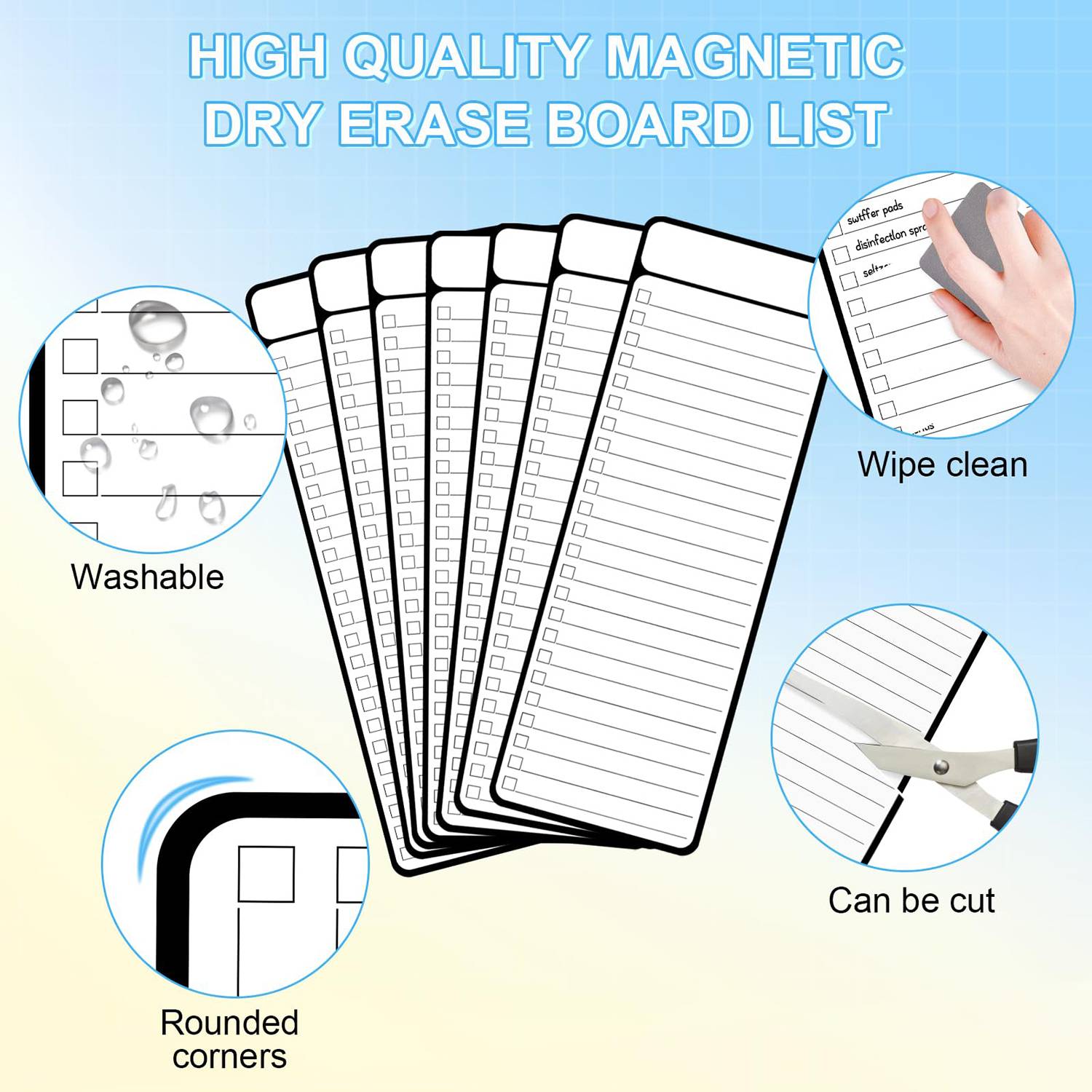 4x11 Inch Magnetic Dry Erase To Do List Whiteboard 4