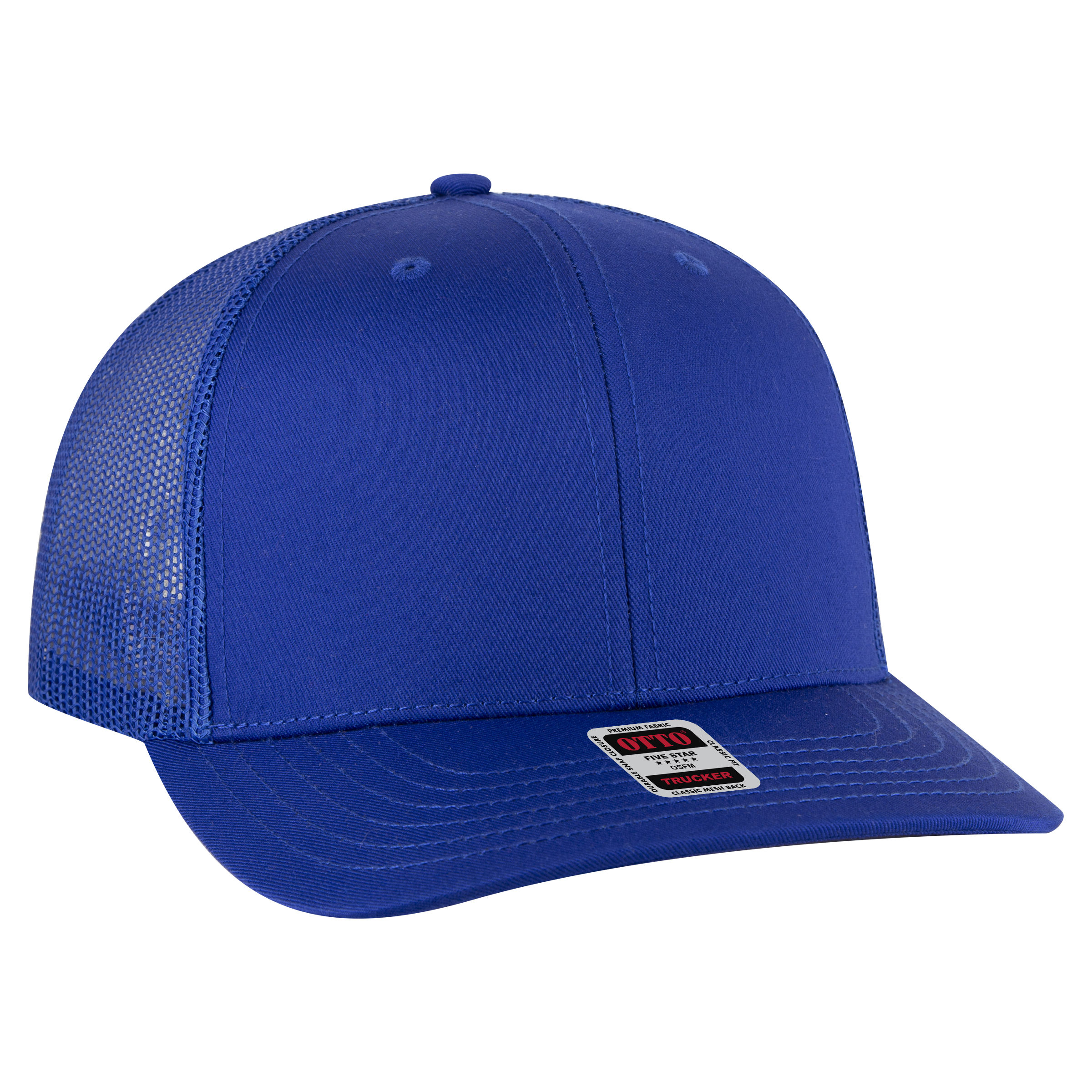 OTTO CAP® 6 Panel Mid Profile Mesh Back Trucker Hat 64