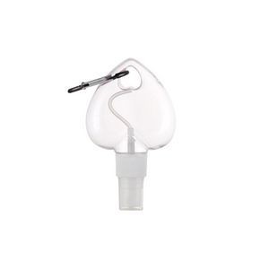 50ml Heart Dispenser Bottle With Carabiner 2