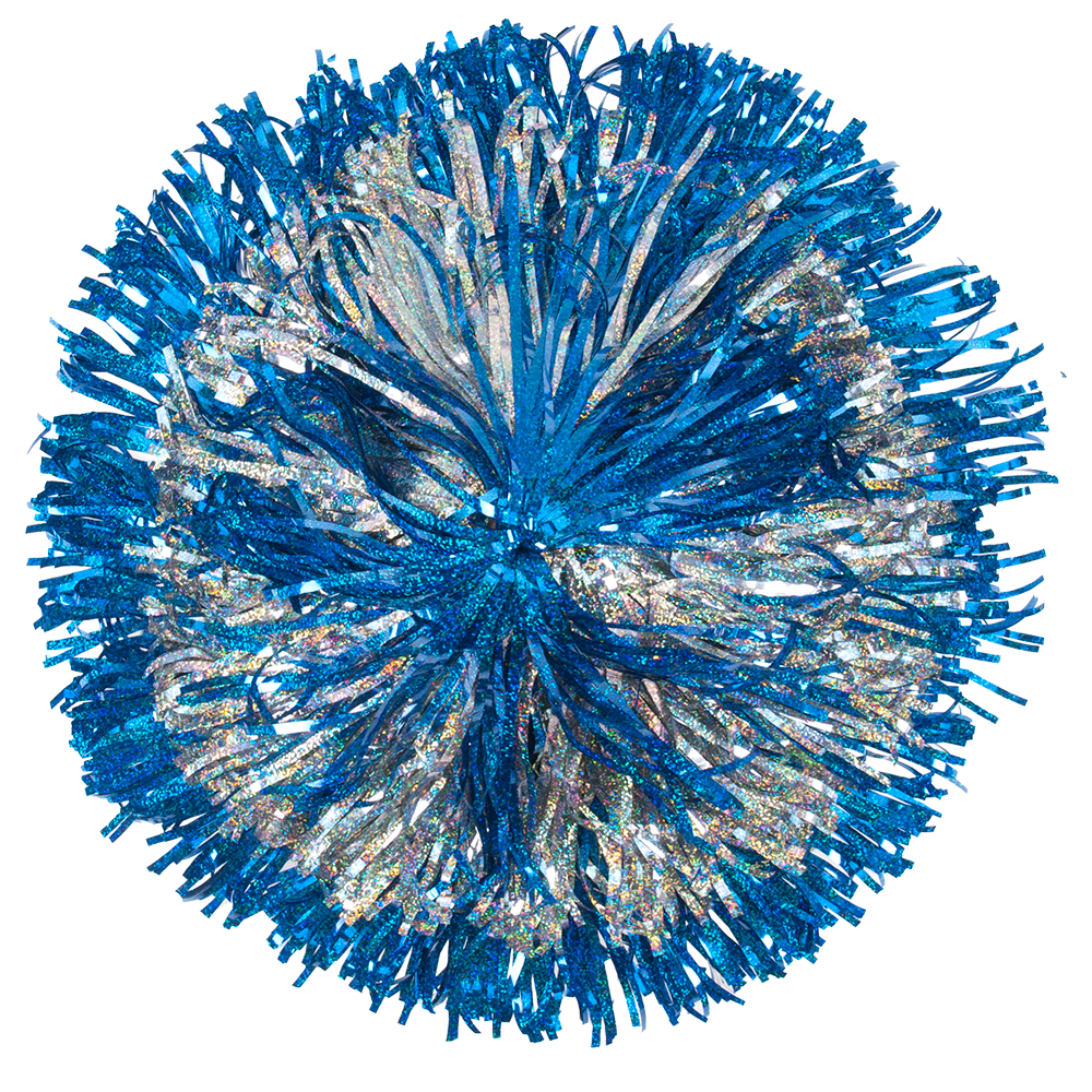 Custom Holographic Classic Cut Bullseye Pom 33