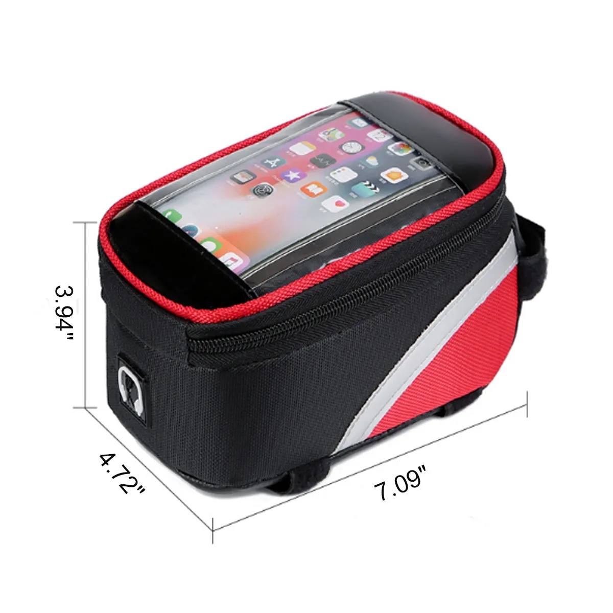 Waterproof Oxford Cloth Touch Screen Bicycle Handlebar Bag 5
