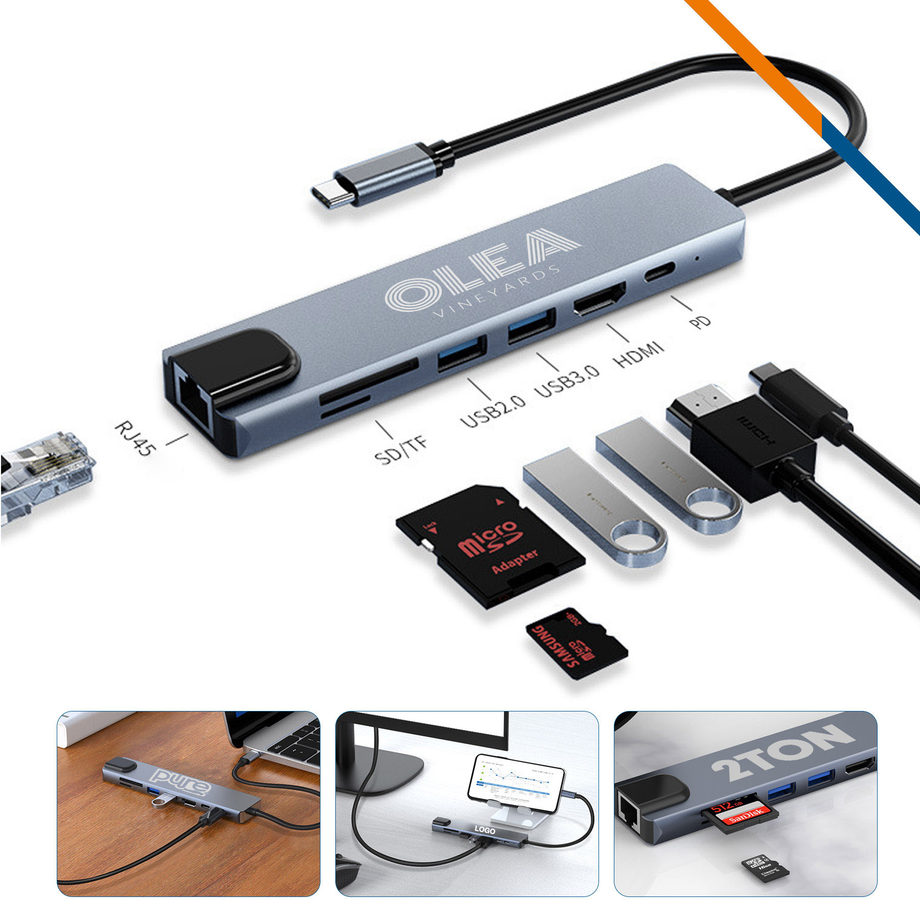 Nooy 7in1 USB Hub 5