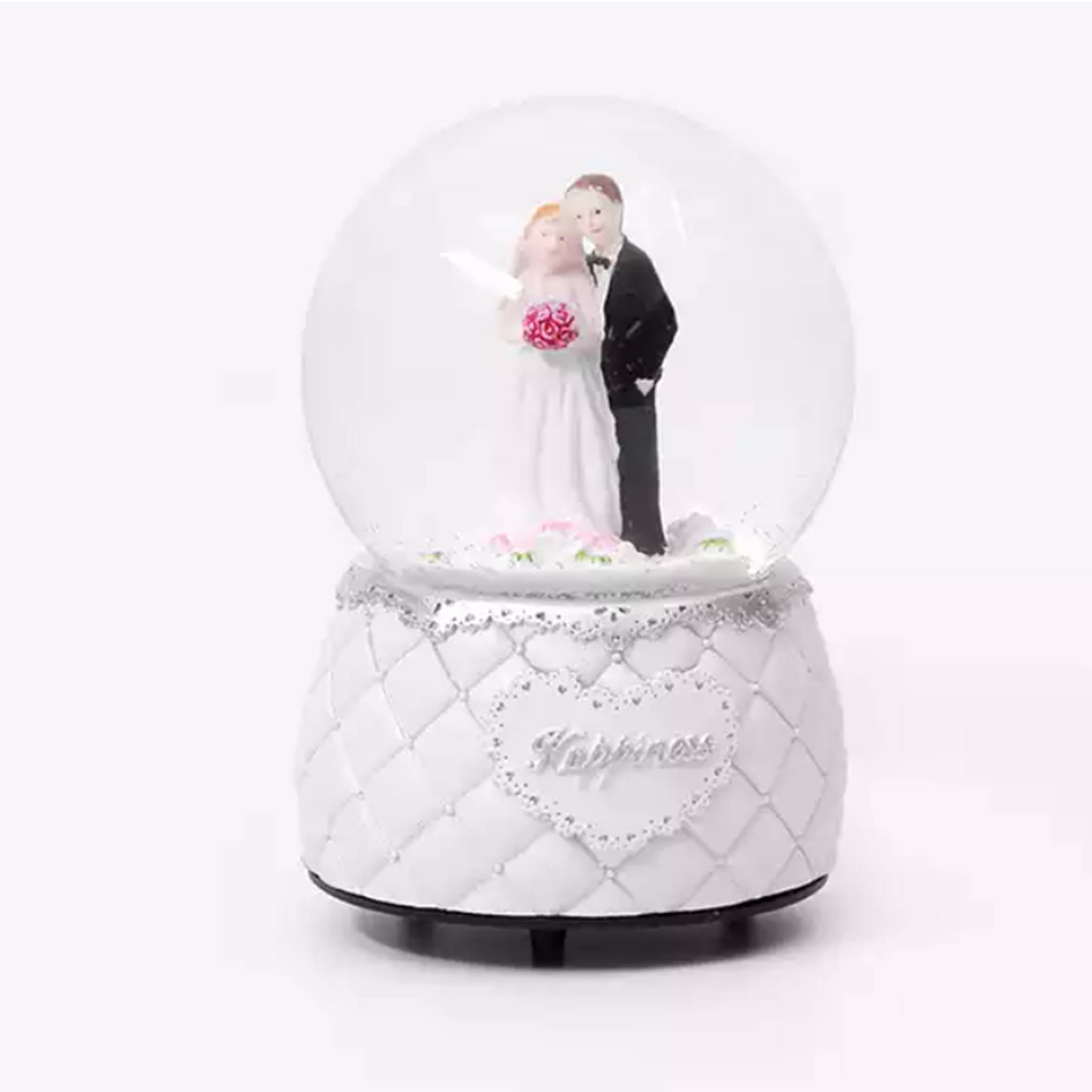 Custom Love Couple Snow Globe 2