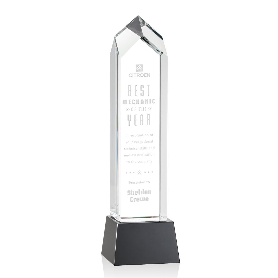 Clarington Award on Base - Black 1