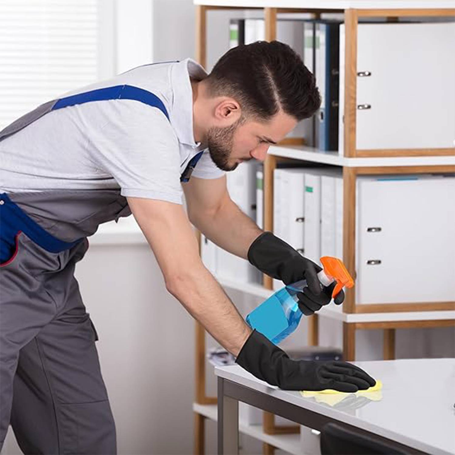 Rubber Kitchen Dishwashing Gloves 3