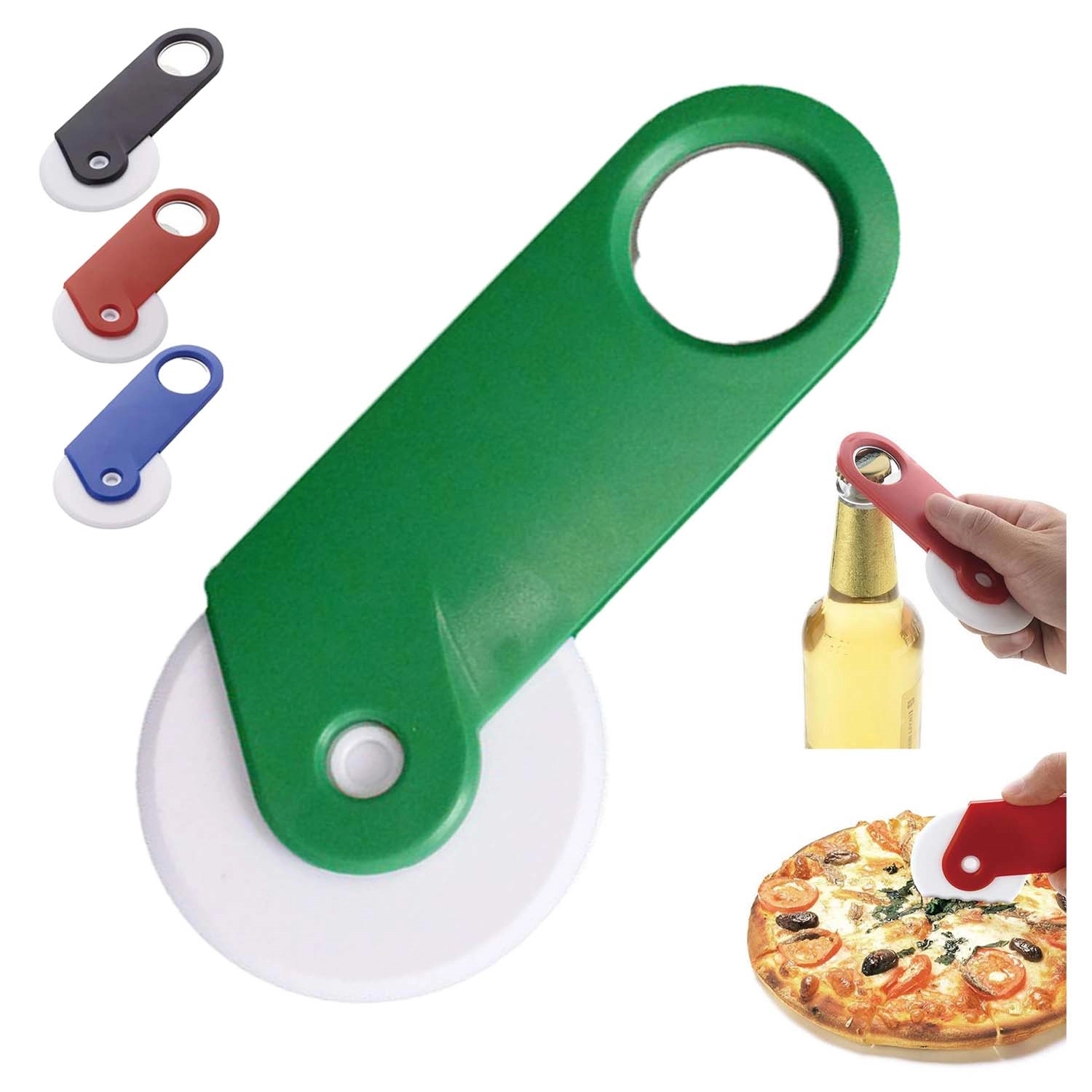2-in-1 Pizza Cutter Bottle Opener 4