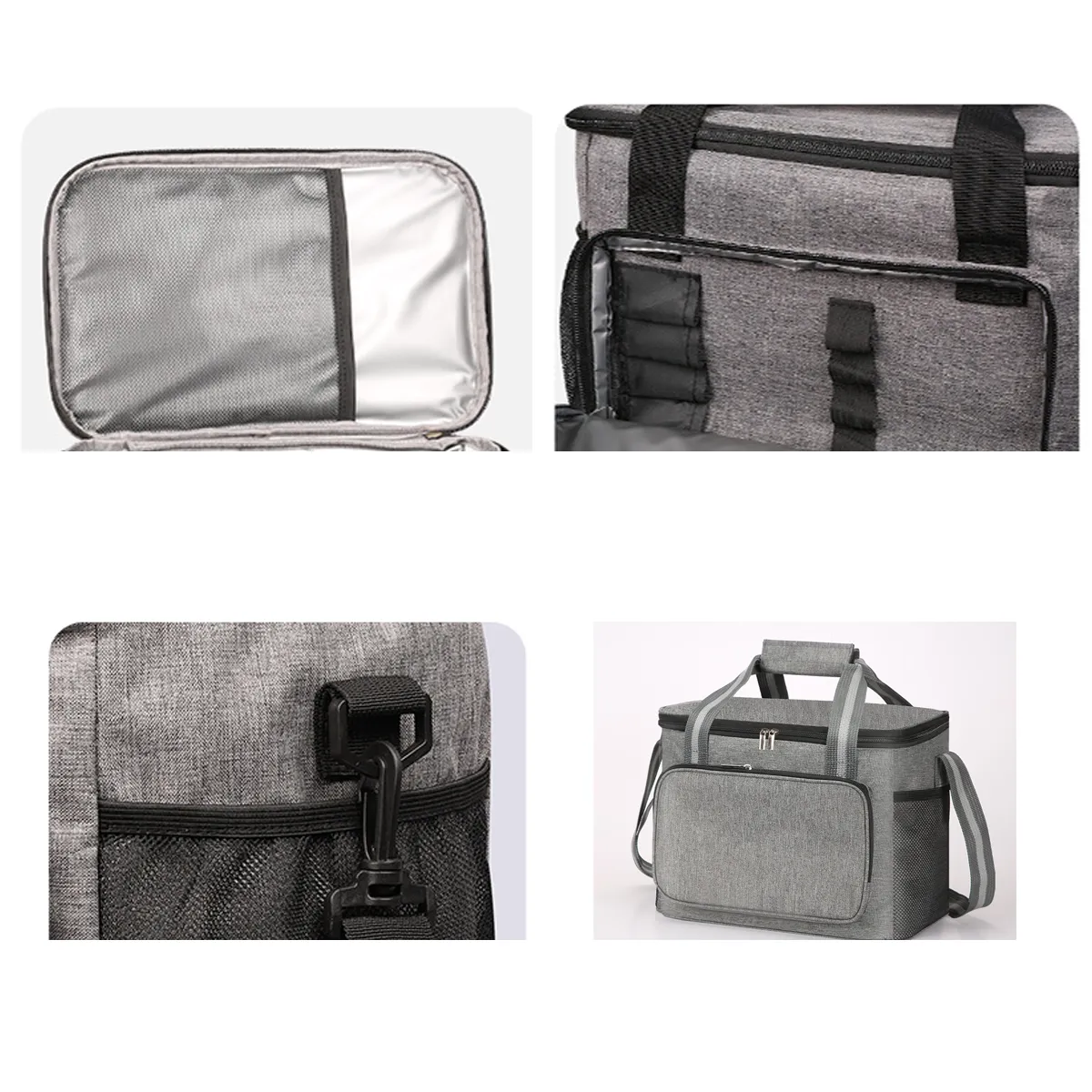 24 Can 15L Large Insulated Lunch Box Cooler Beer Bag 6
