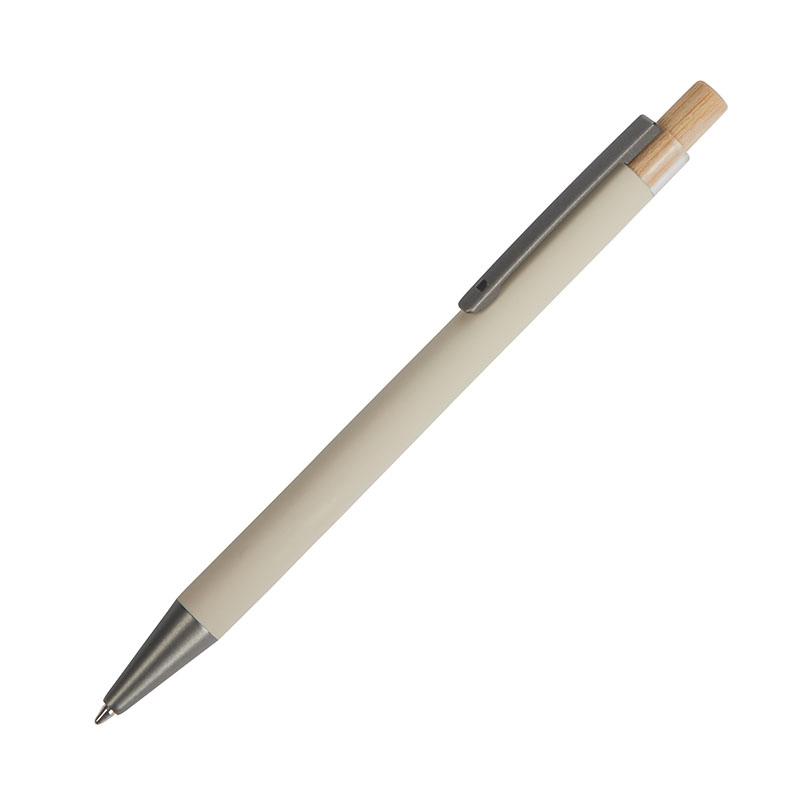 Arundi Recycled Aluminum Pen With Bamboo Plunger 66