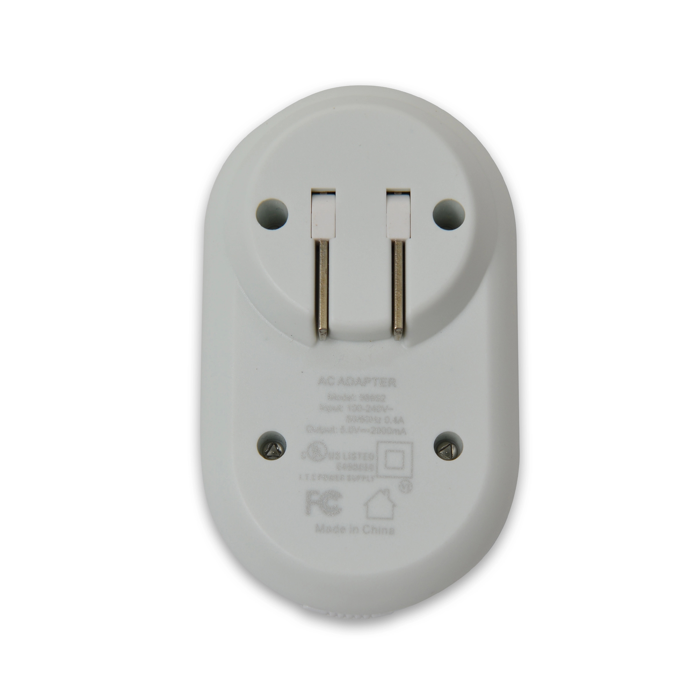 Dual USB 5V2A Quick Wall Charger/Adapter w/ LED Night Light 1