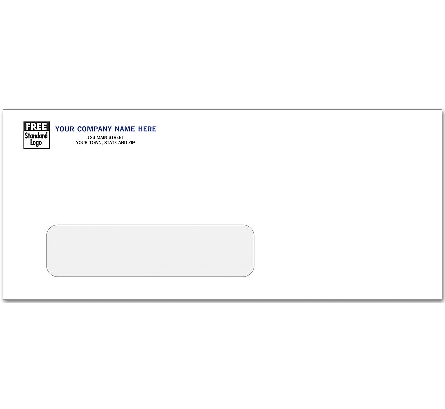 Envelopes, Number 10 single window, white 2