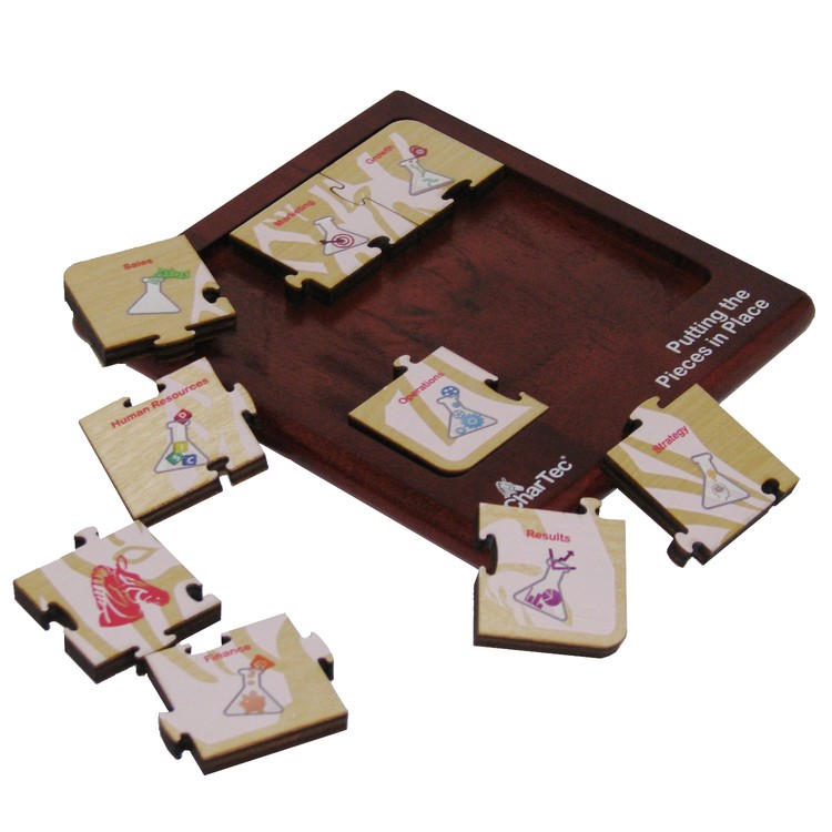 Wood Jigsaw Puzzle - 9 piece square 13