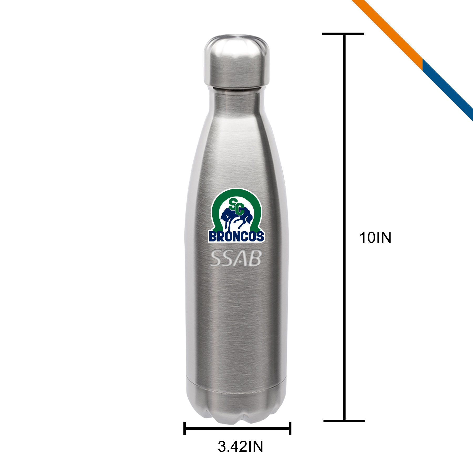 Lavin Stainless Steel Sports Bottle - 17 OZ. 7