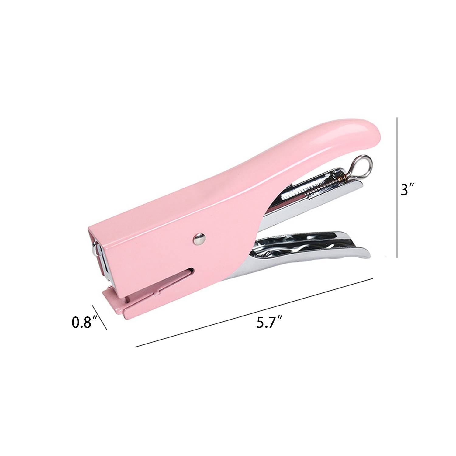 Macaron Color Handheld Desktop Metal Stapler 3